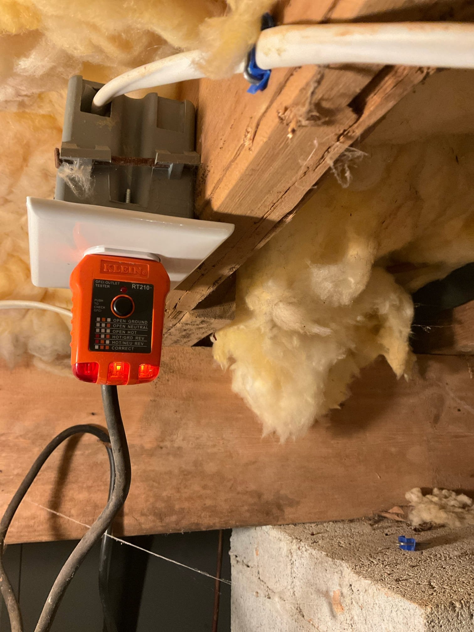 Dedicated A/C Circuit & Crawlspace Wiring Repair in Simpsonville completed by Touchstone Electric