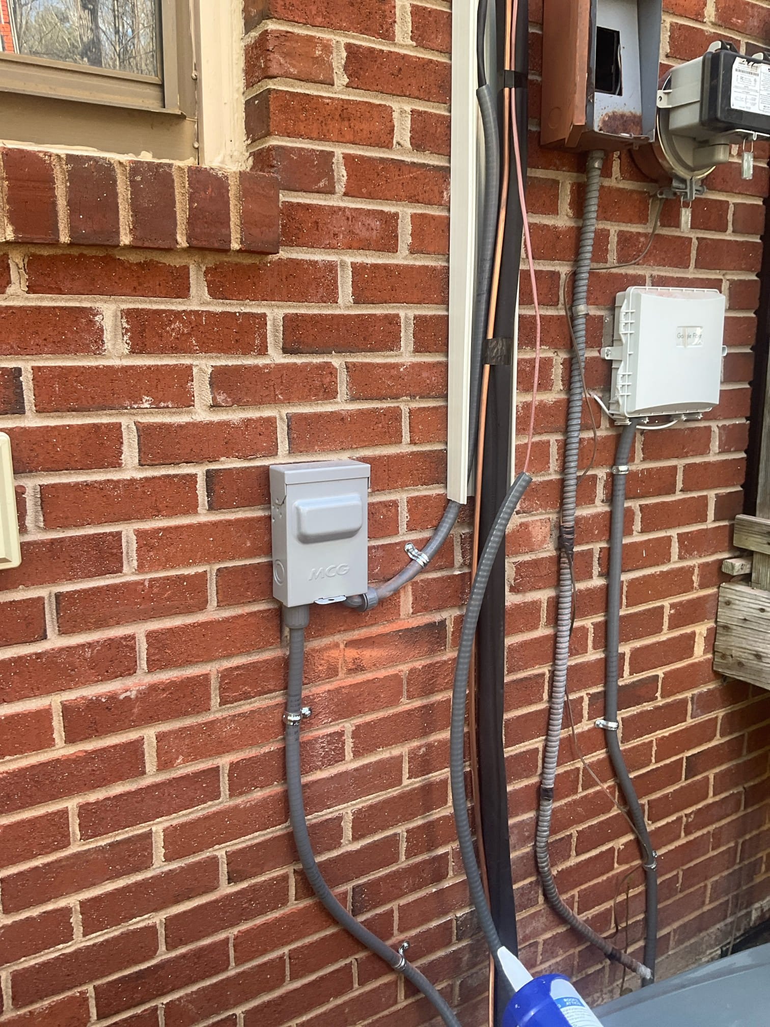 50 Amp Dedicated Circuit & AC Disconnect Installation | Matthews completed by Touchstone Electric