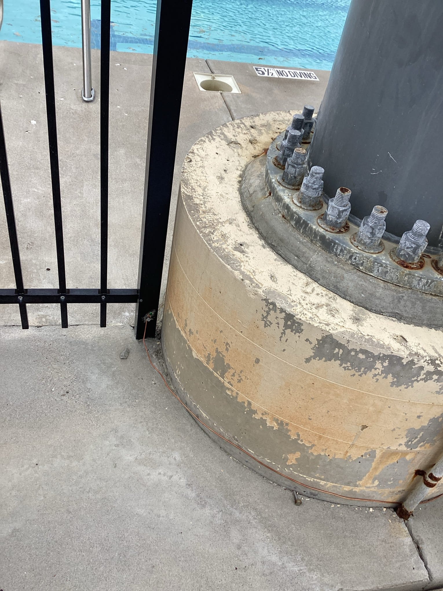 Pool Fence Electrical Bonding Repair Service in Knightdale, NC completed by Touchstone Electric