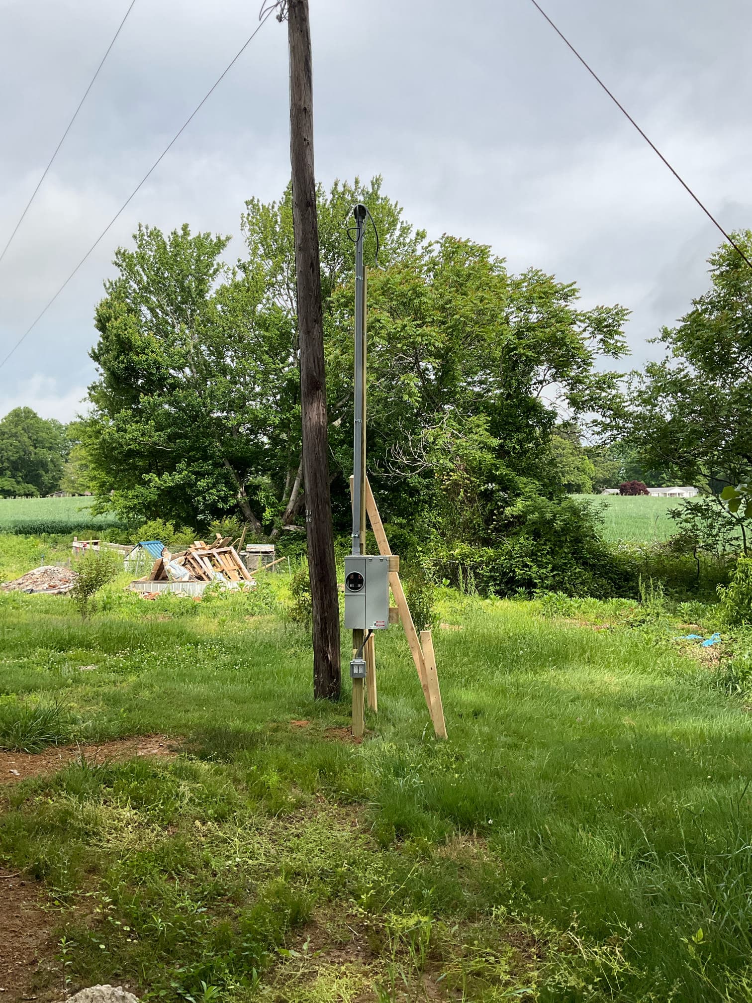 Temporary Power Pole Installation & Meter Service in Vale, NC