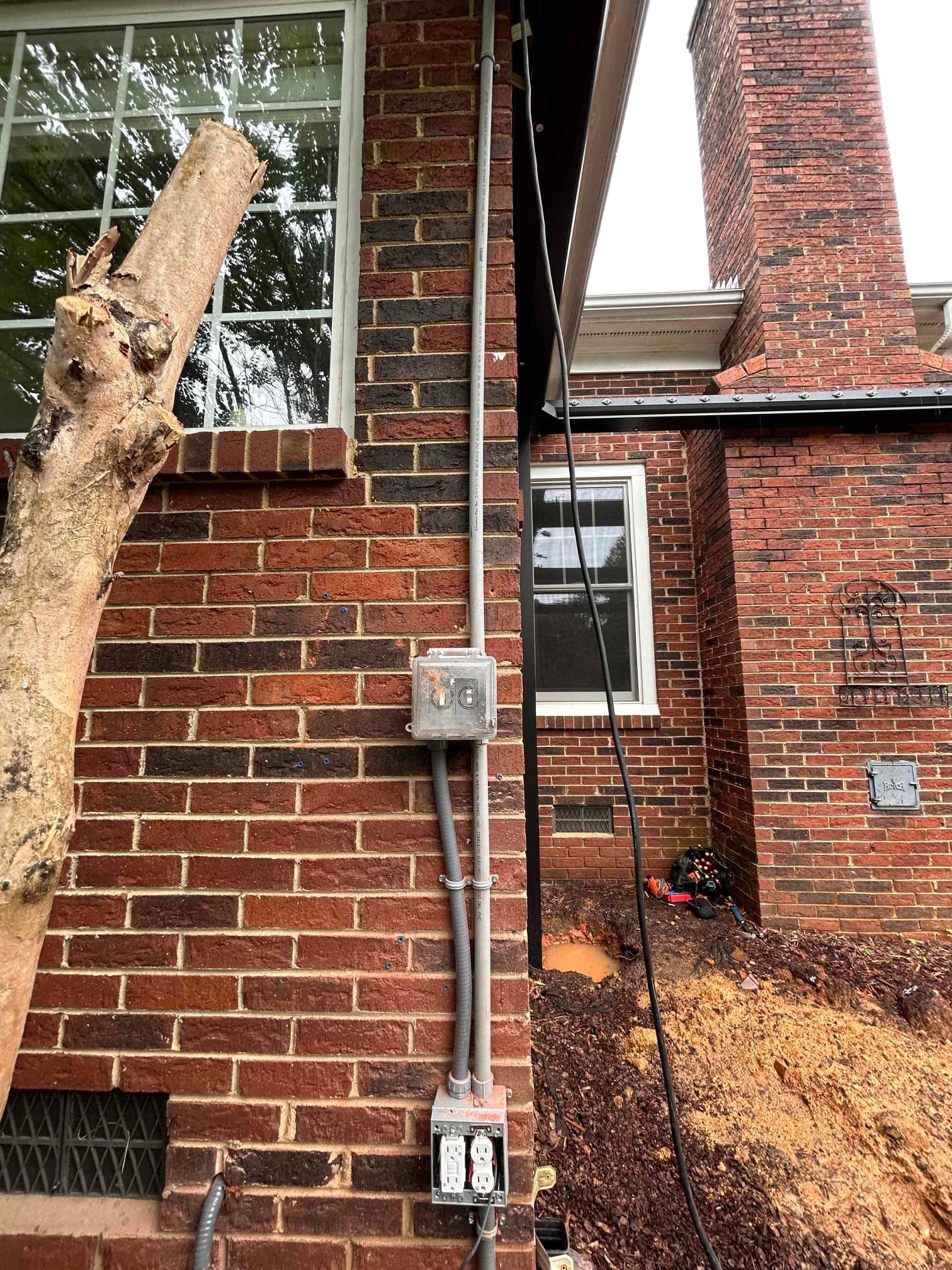 Dedicated 30A Heater Circuit & Weatherproof Outlet – Mint Hill completed by Touchstone Electric