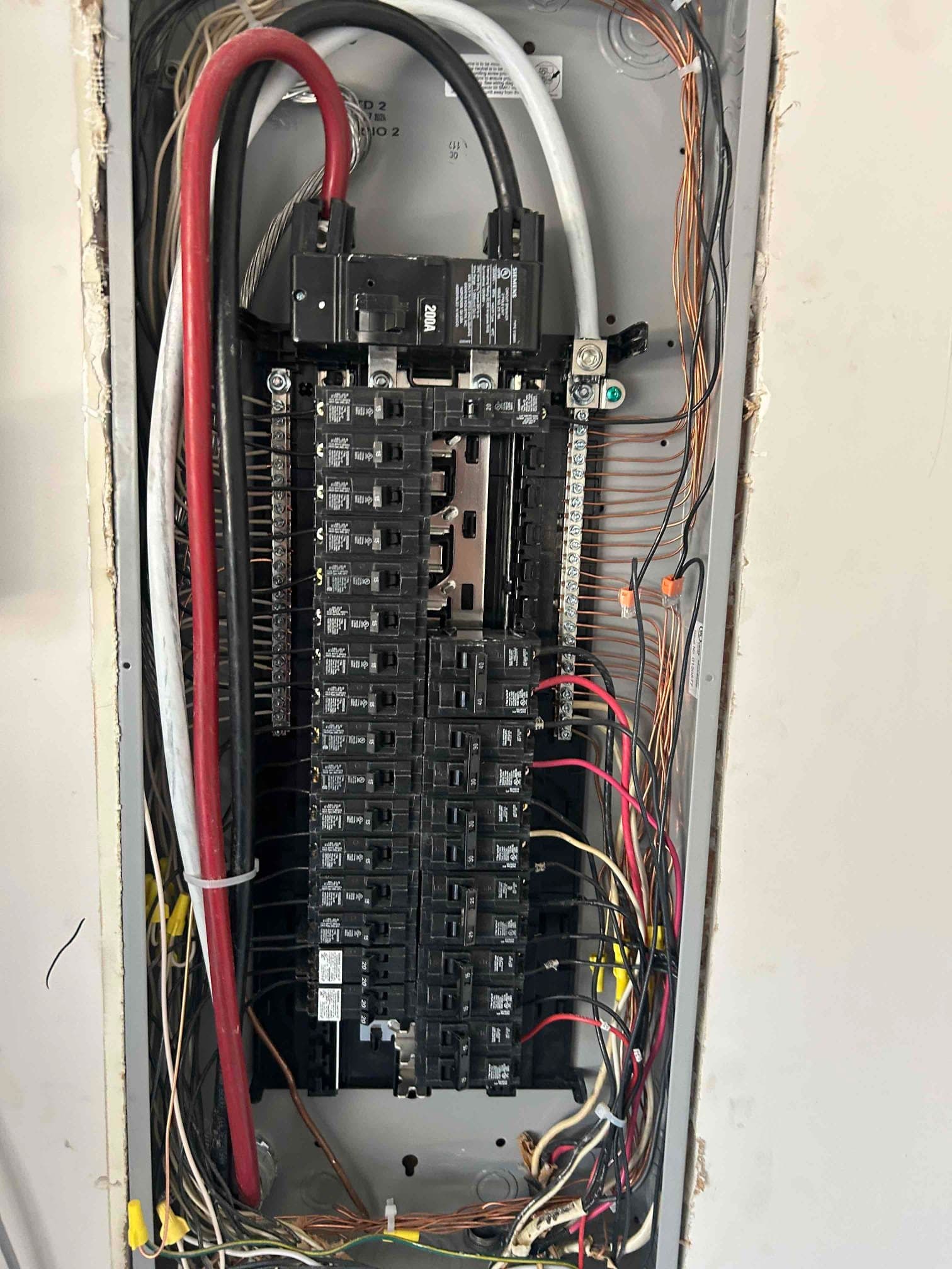 Charlotte 200A Electrical Panel Upgrade, Breaker Replacement