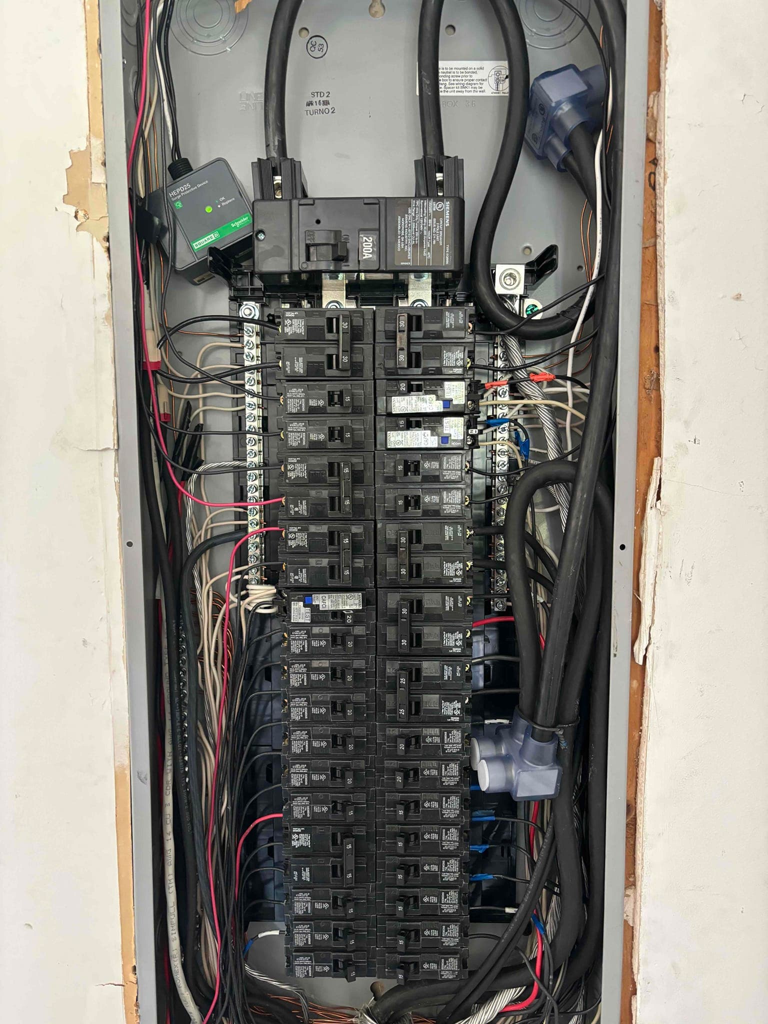 150A Electrical Panel Replacement & Breaker Upgrades in Cary