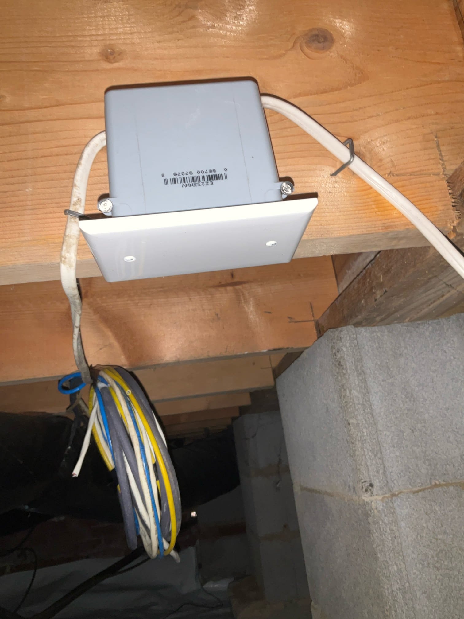 TV Outlet Wiring & Junction Box Installation in Charlotte, NC completed by Touchstone Electric