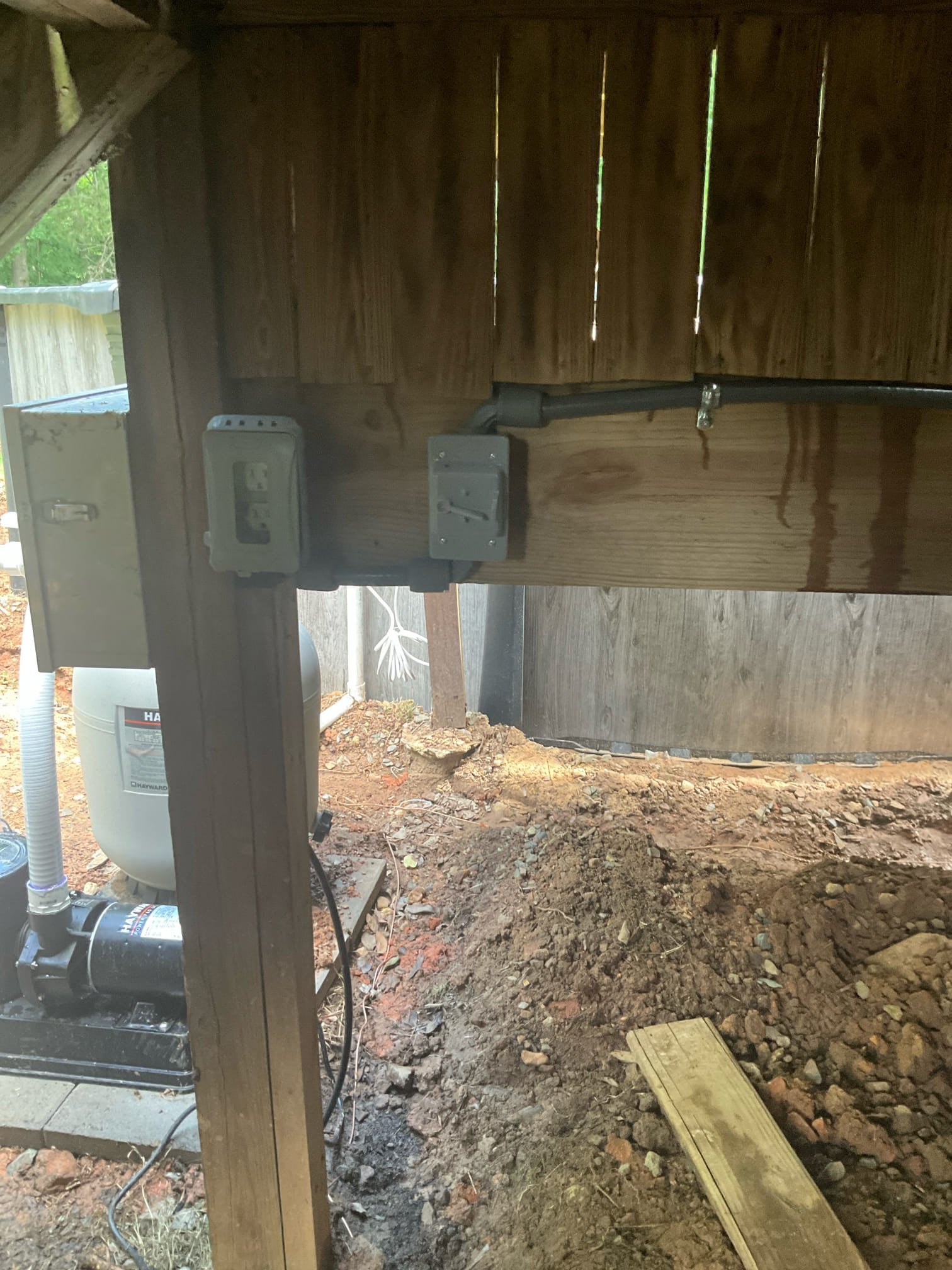 Exterior UF Wire Termination in Weatherproof Box | Monroe, NC completed by Touchstone Electric
