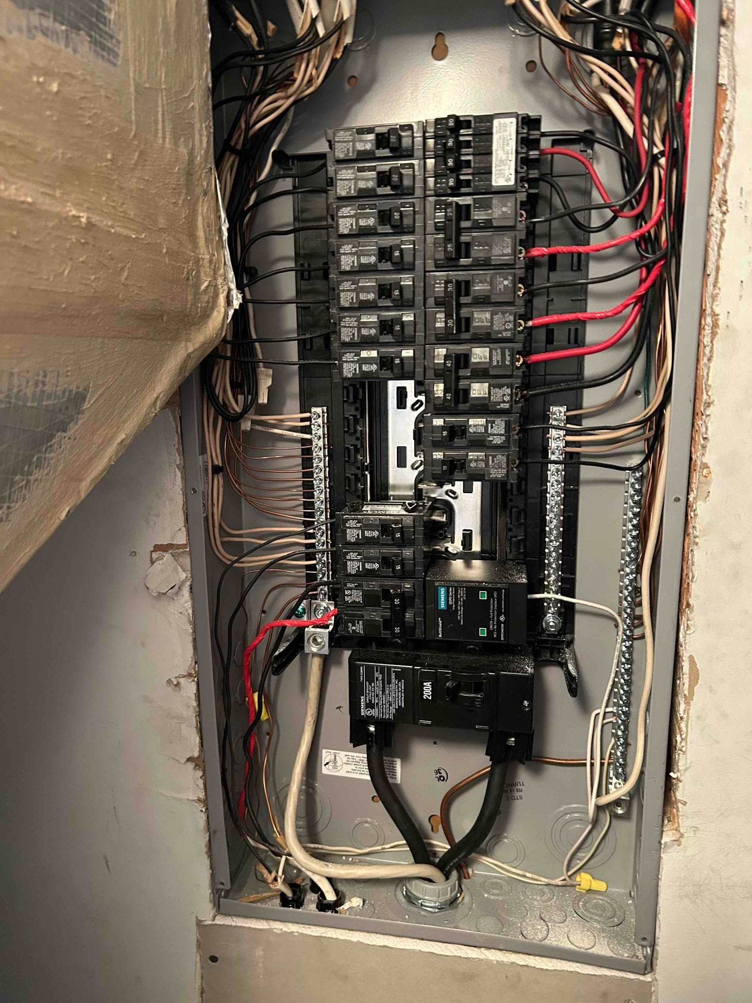 200A Electrical Panel Upgrade & Breaker Replacement in Jackson Springs completed by Touchstone Electric