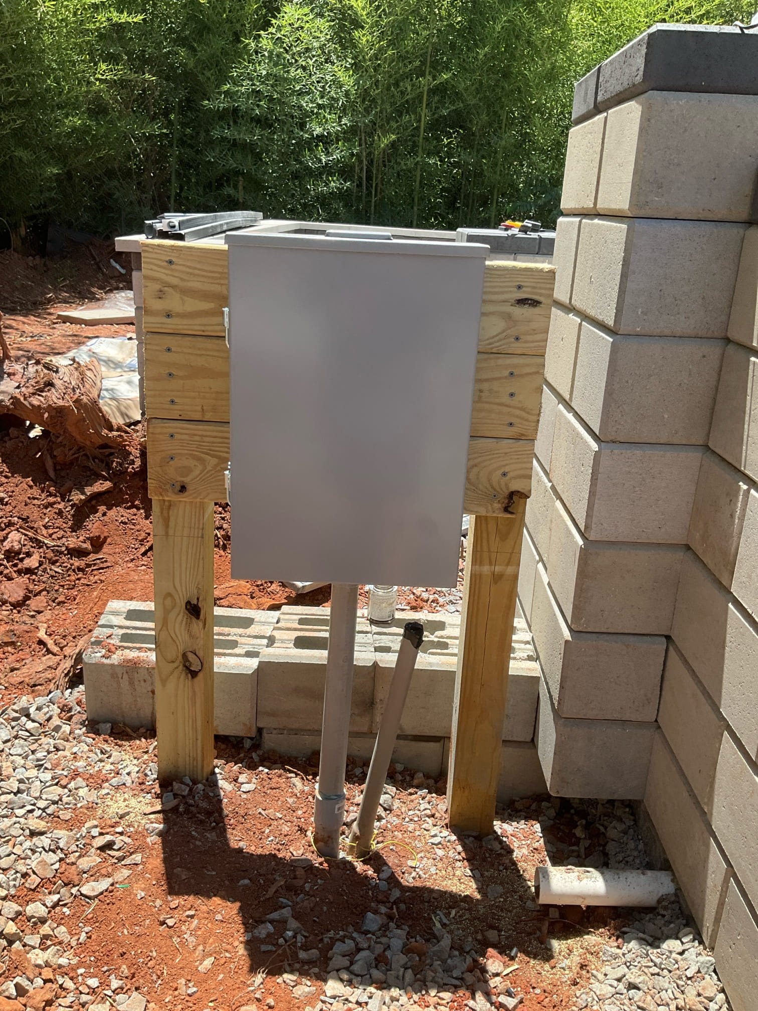 Belmont Pool & Hot Tub Electrical with Subpanel Installation completed by Touchstone Electric