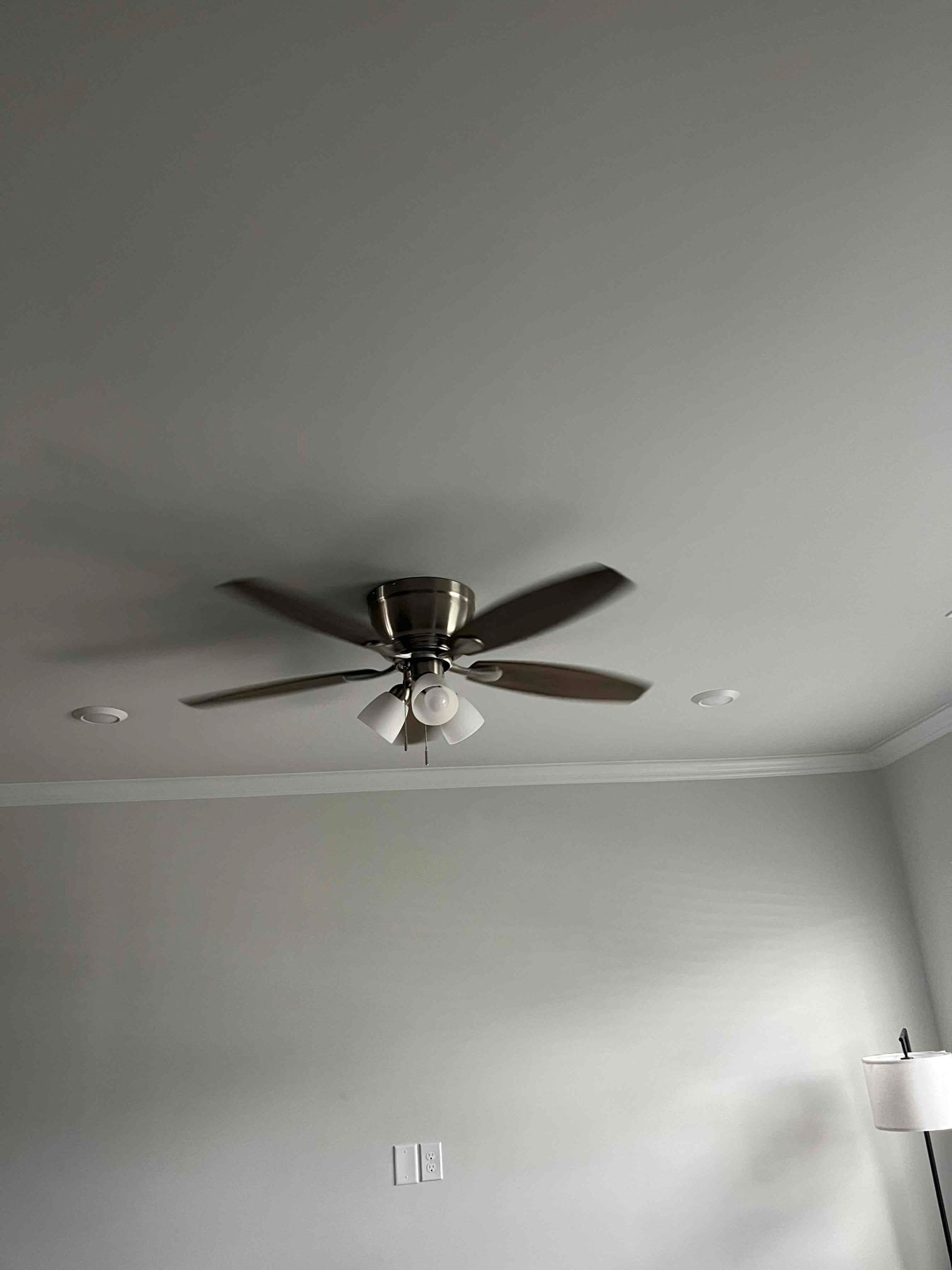 Professional Ceiling Fan & Light Installation in Raleigh, NC completed by Touchstone Electric