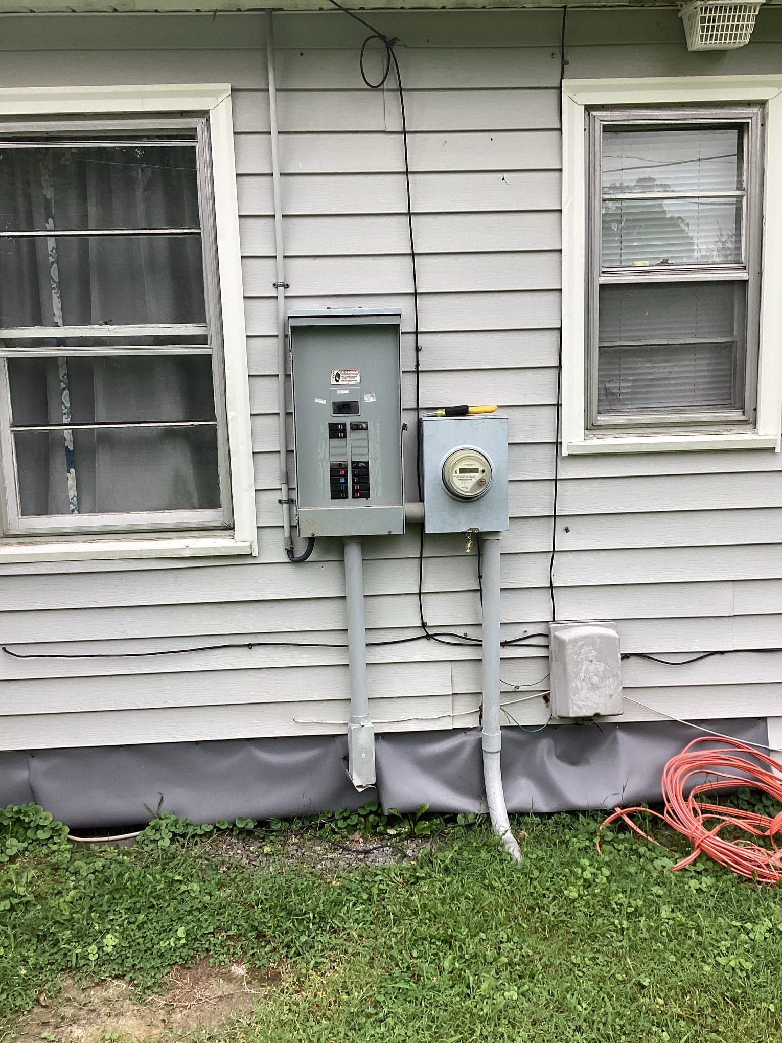 Outdoor 200A Copper Electrical Panel Upgrade in Burlington, NC