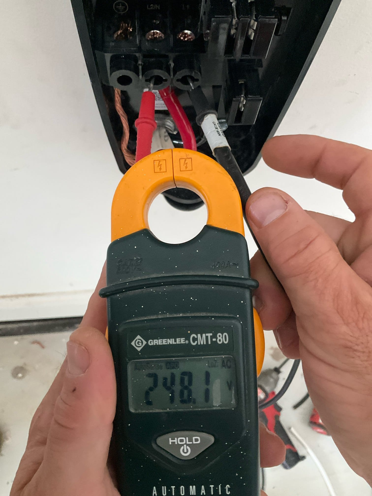 Level 2 EV Charger Installation with 60A Circuit in Charlotte completed by Touchstone Electric