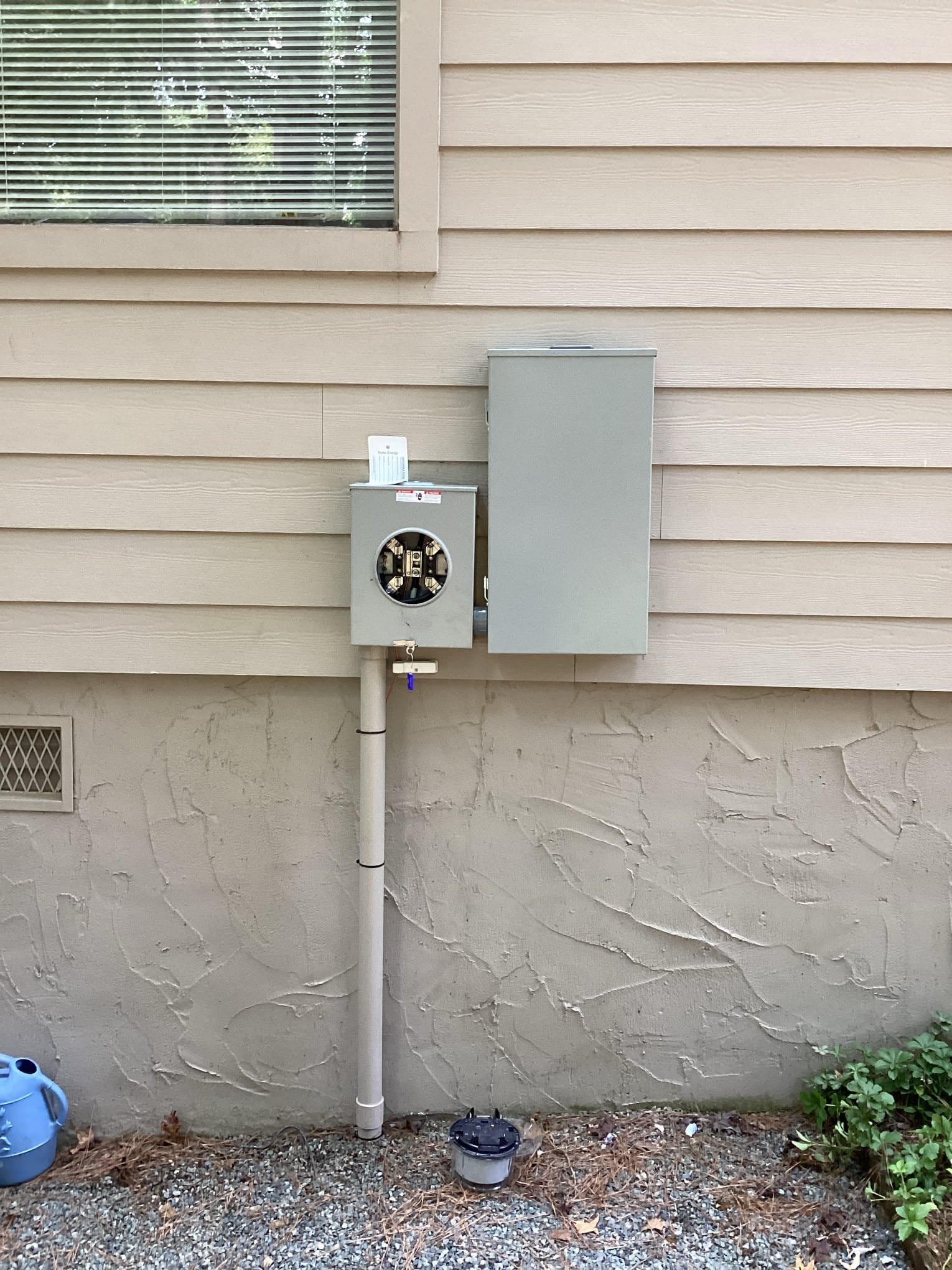 200A Electrical Panel Upgrade & Meter Base in Pittsboro, NC completed by Touchstone Electric