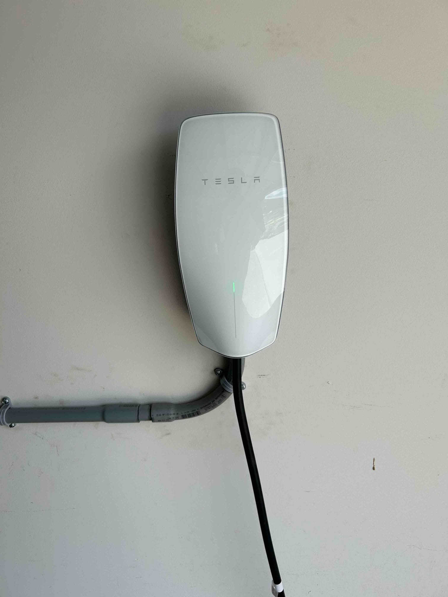 Tesla Wall Connector Installation in Weaverville, NC | 60A completed by Touchstone Electric