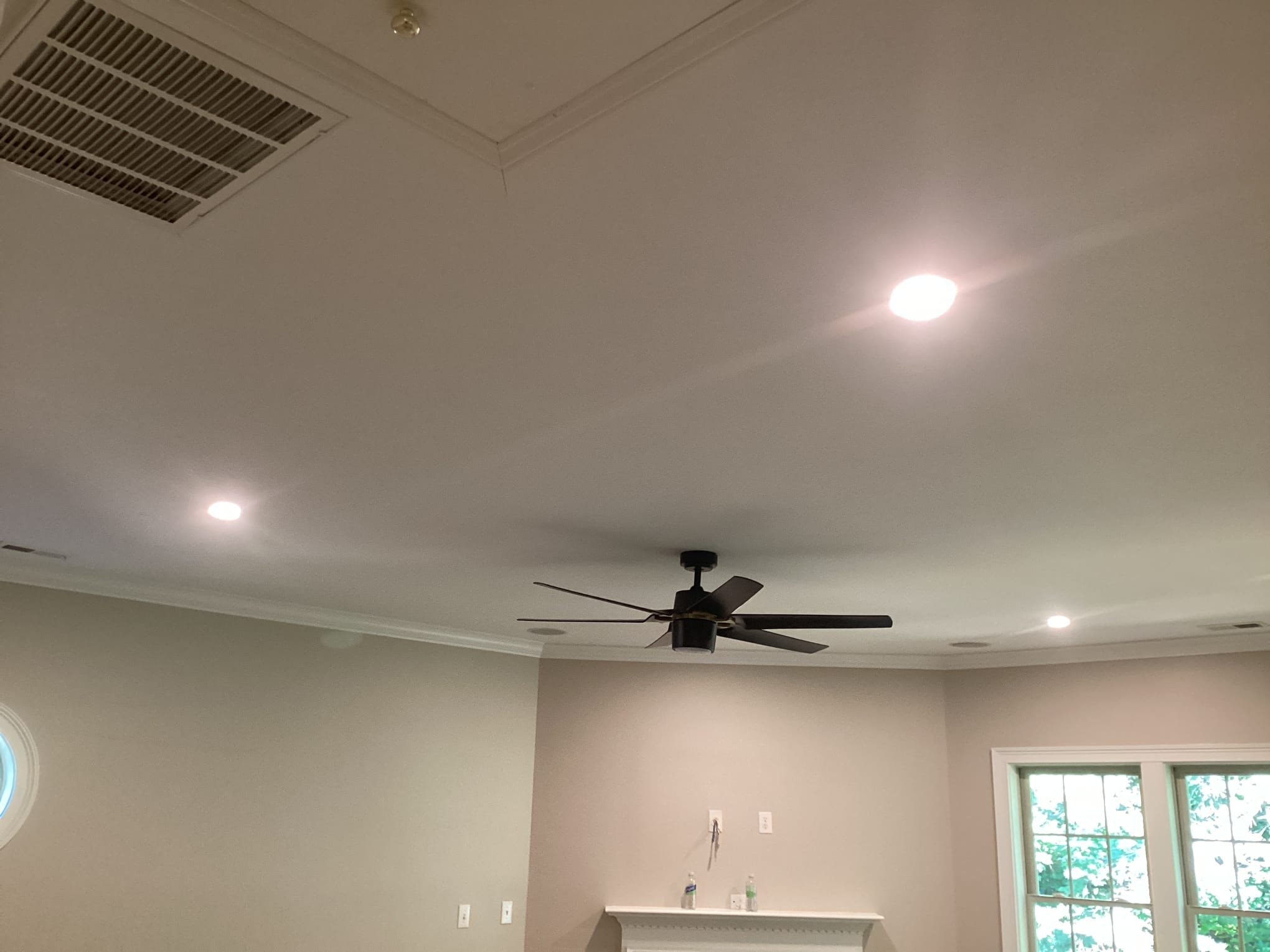 Recessed Lighting Installation in Denver, NC | 5 Can Lights completed by Touchstone Electric