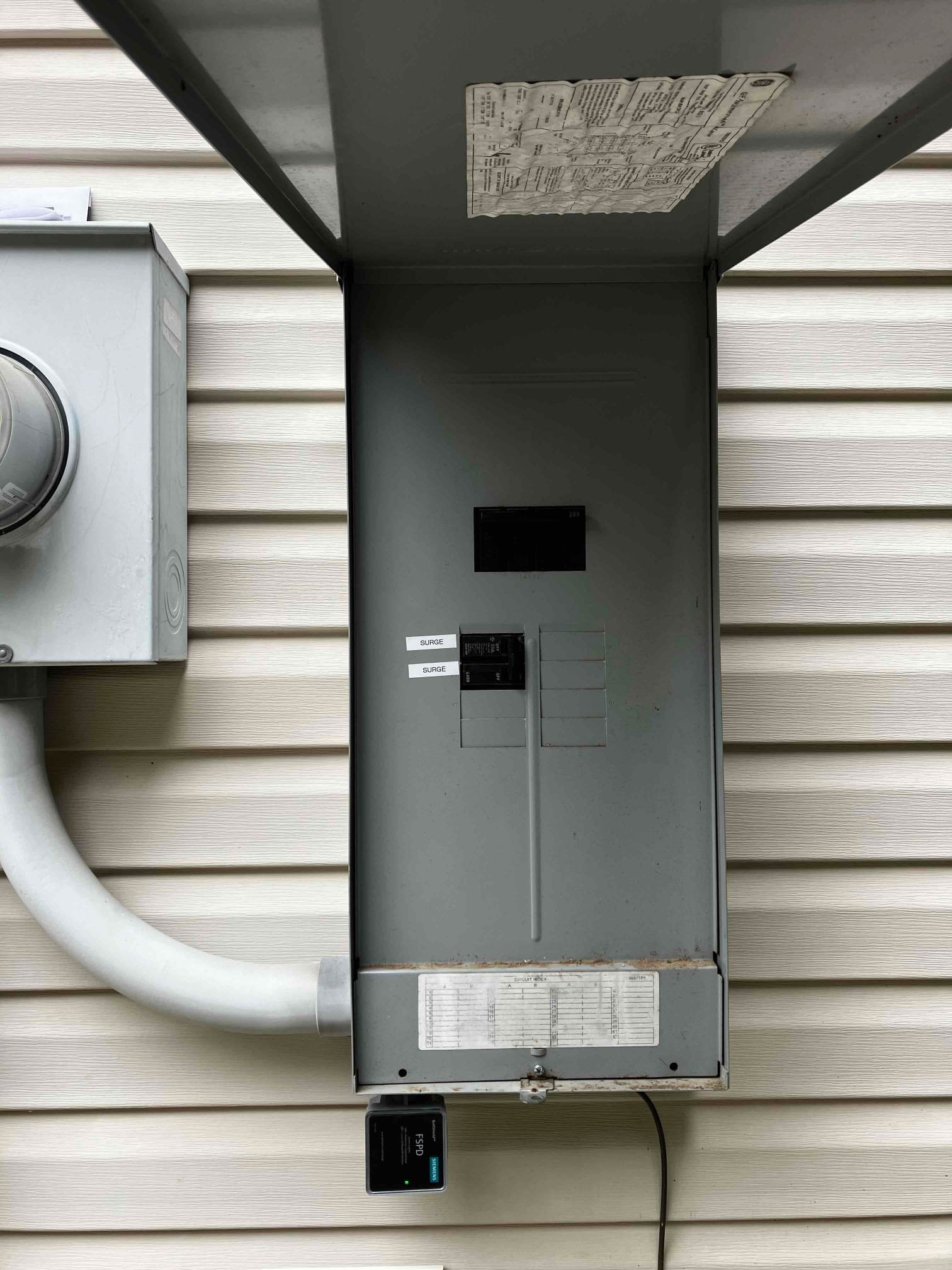Whole-House Surge Protector & Breaker Service in Charlotte, NC completed by Touchstone Electric