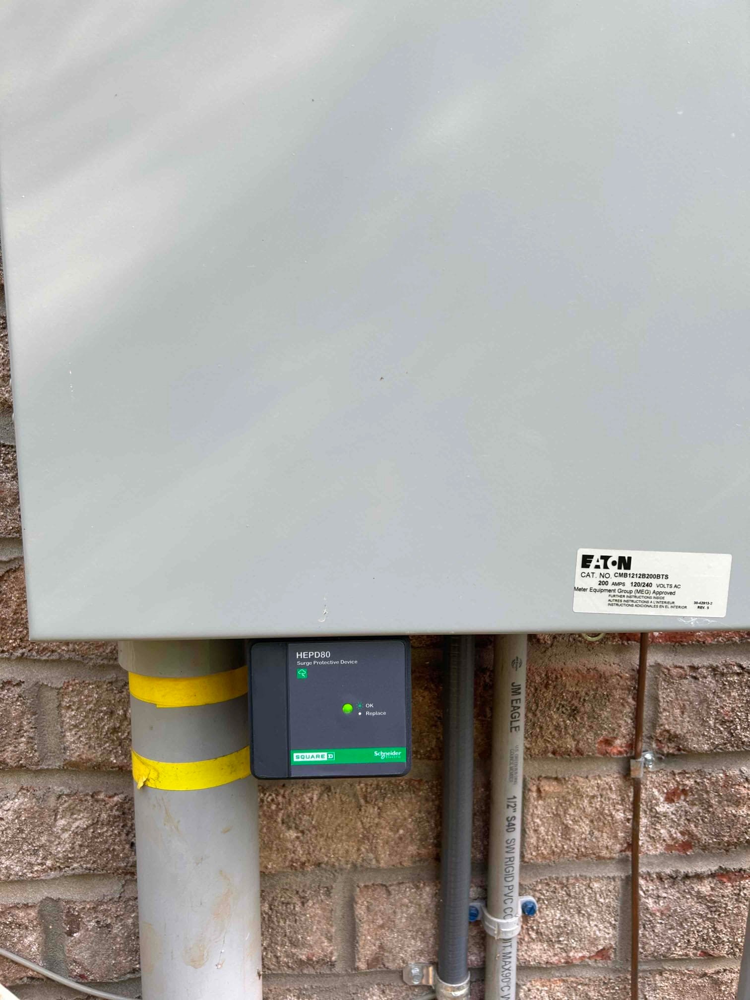 Whole-Home Surge Protection Installation in Gastonia, NC completed by Touchstone Electric