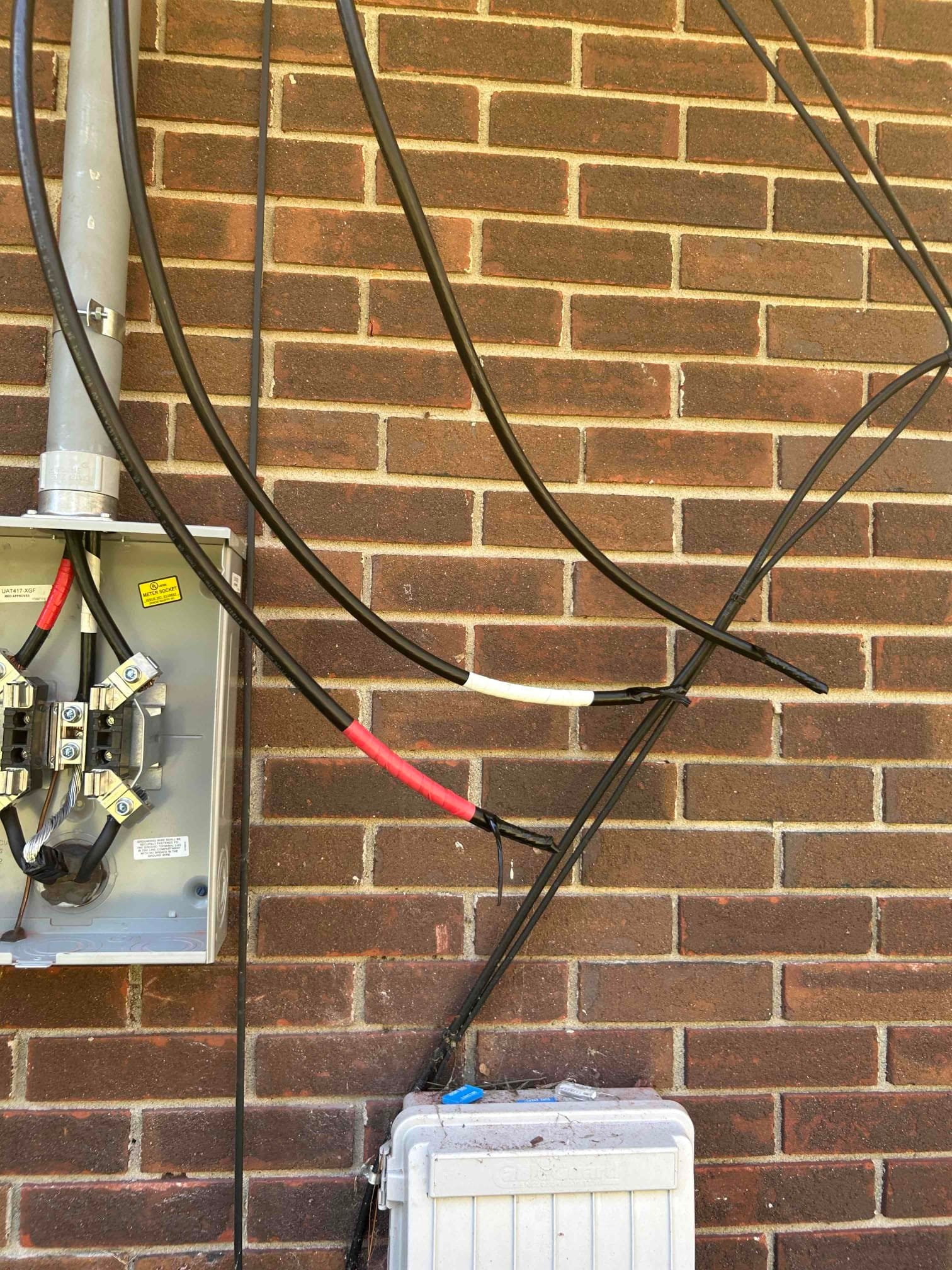 125A Meter Base & Service Replacement in Hodges, SC with Riser completed by Touchstone Electric