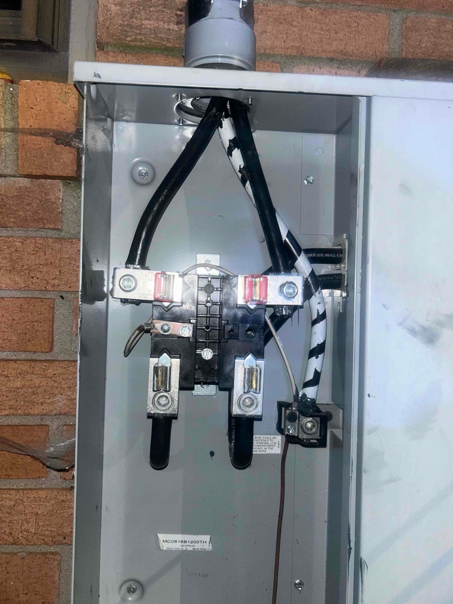 Meter Base & Service Riser Replacement in Forest City, NC completed by Touchstone Electric