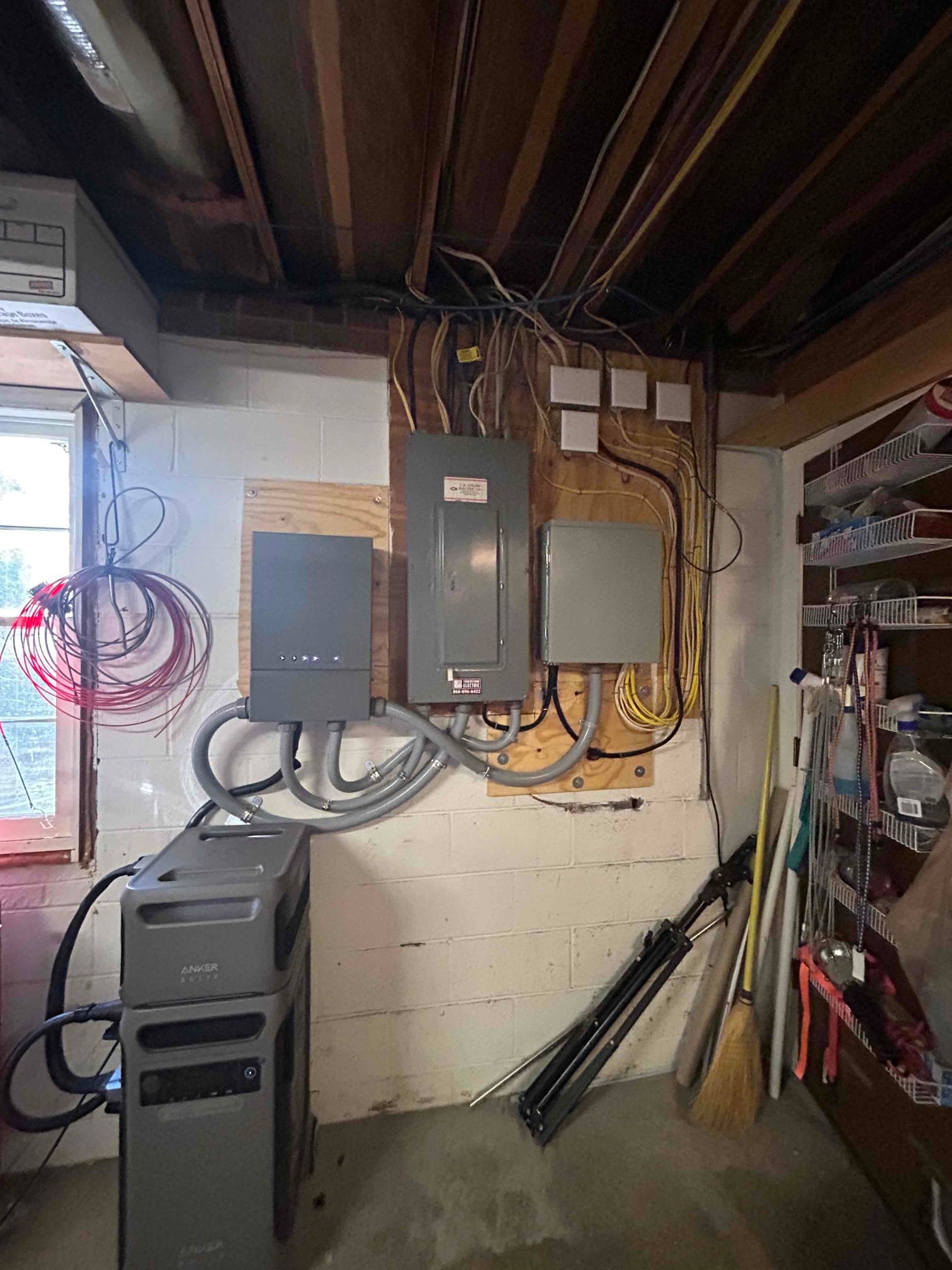 Battery Backup Transfer Panel & Subpanel Install | Lewisville, NC completed by Touchstone Electric