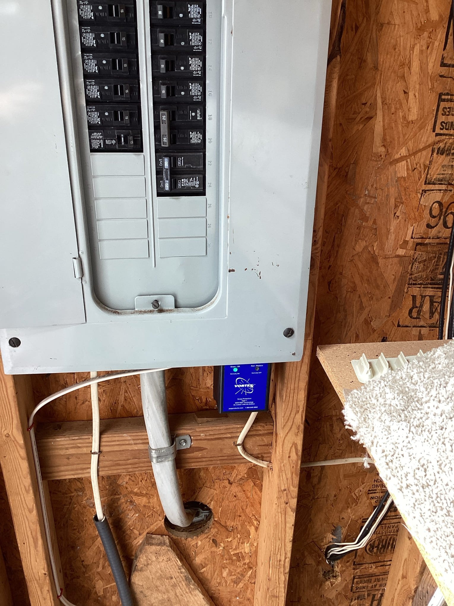Whole-House Surge Protection & Grounding Upgrade in Raleigh completed by Touchstone Electric