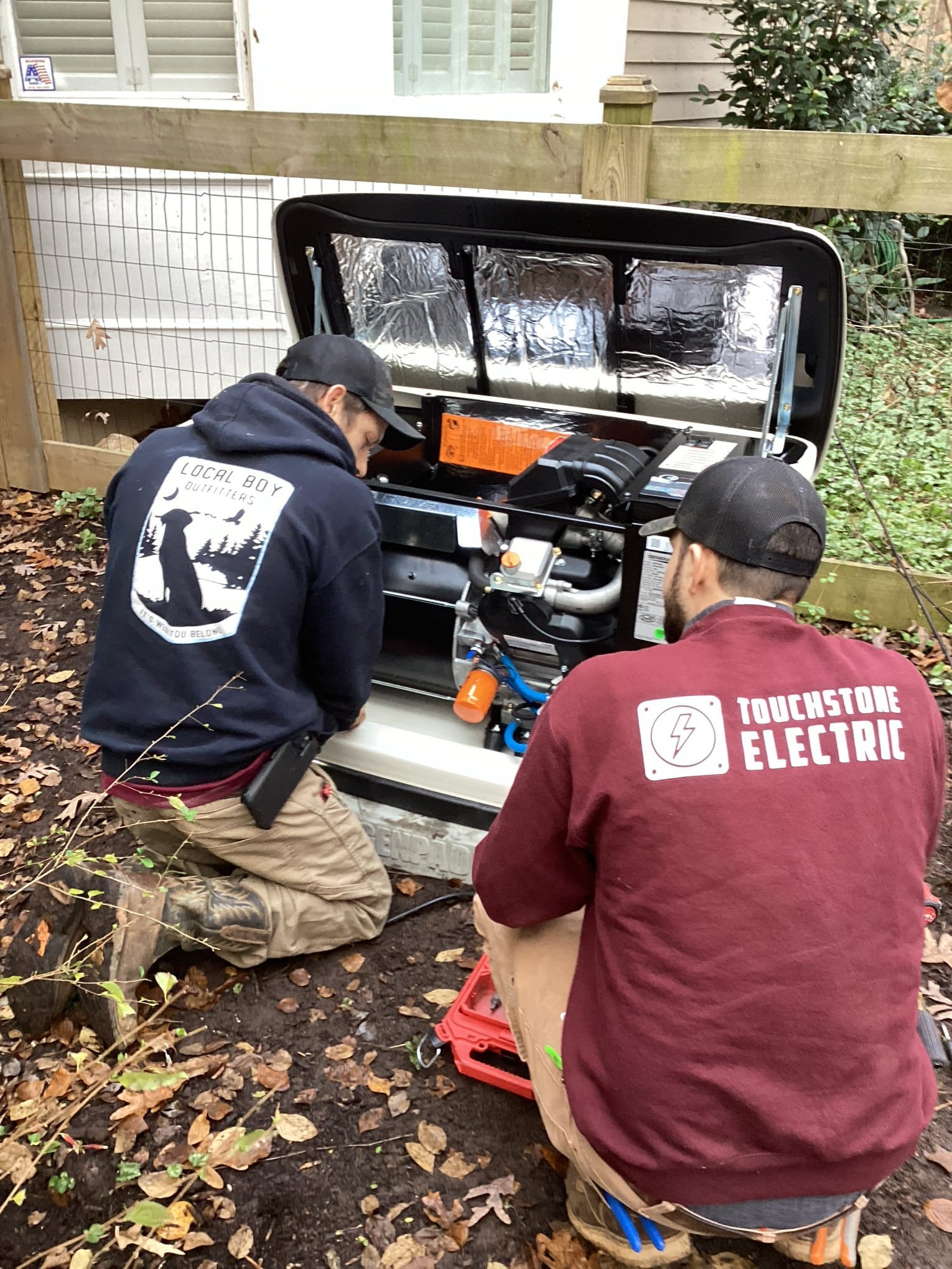 26kW Whole-Home Generator Installation in Chapel Hill, NC completed by Touchstone Electric