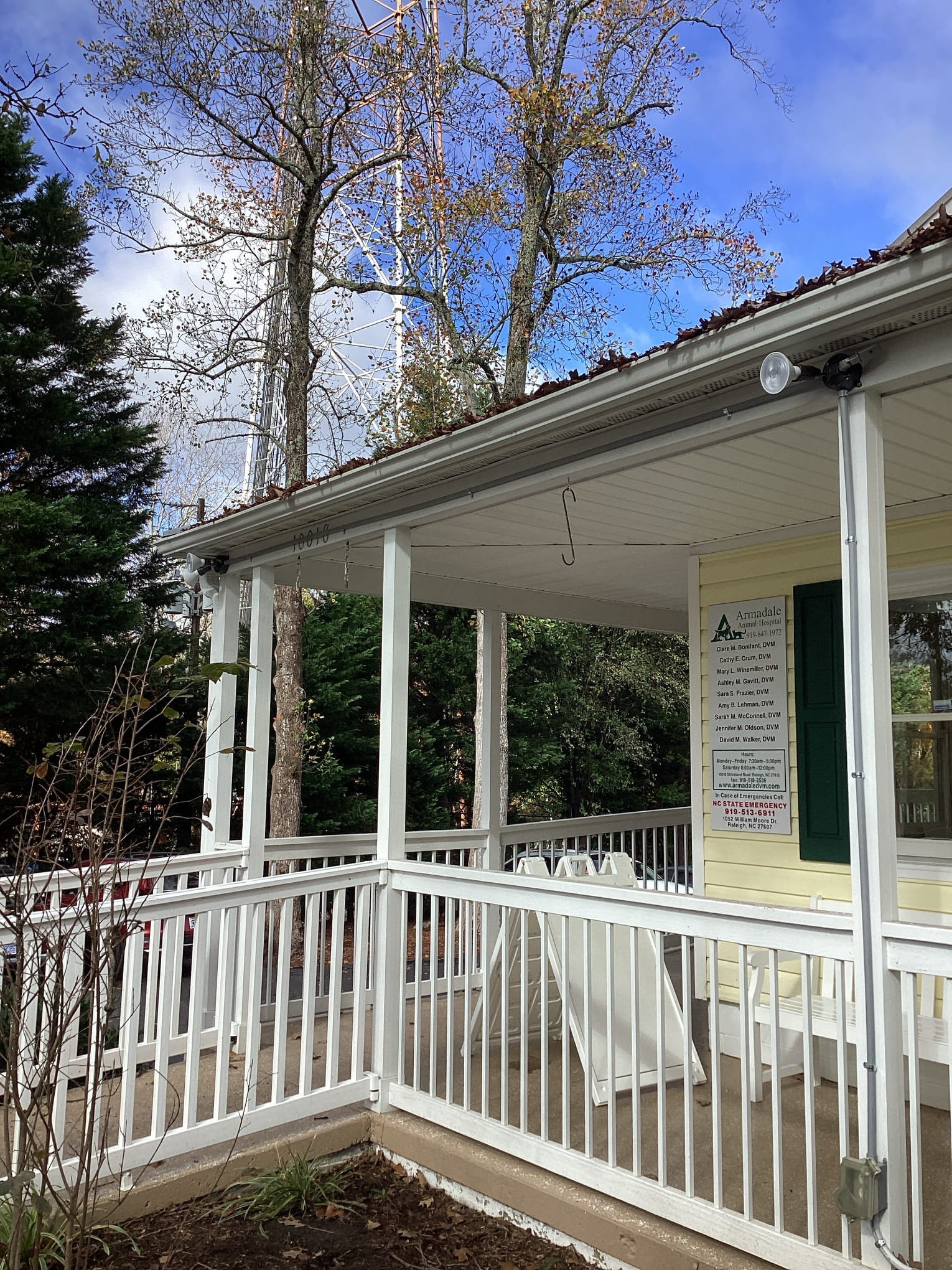 Outdoor Security Floodlight Installation in Raleigh, NC completed by Touchstone Electric