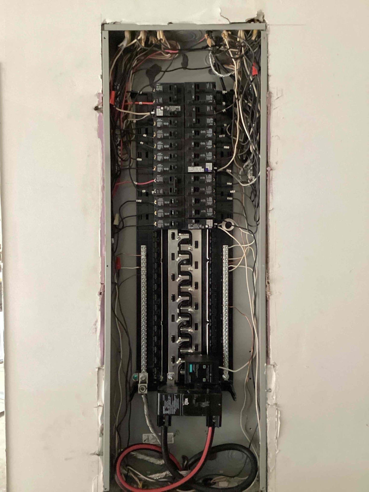 Raleigh Electrical Panel Upgrade, Meter Base & Surge Protection completed by Touchstone Electric