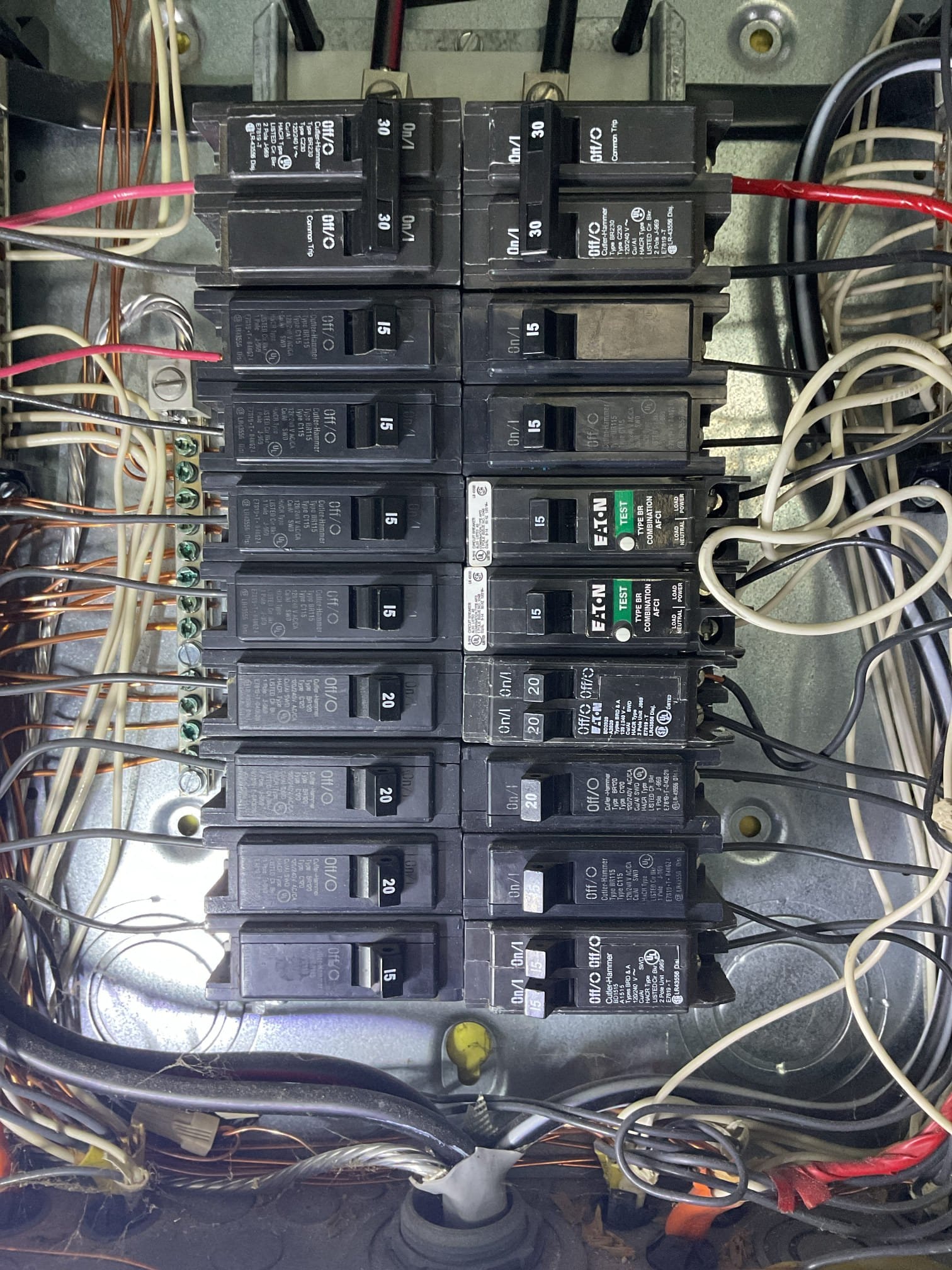 Tandem Circuit Breaker Installation & Replacement in Four Oaks completed by Touchstone Electric