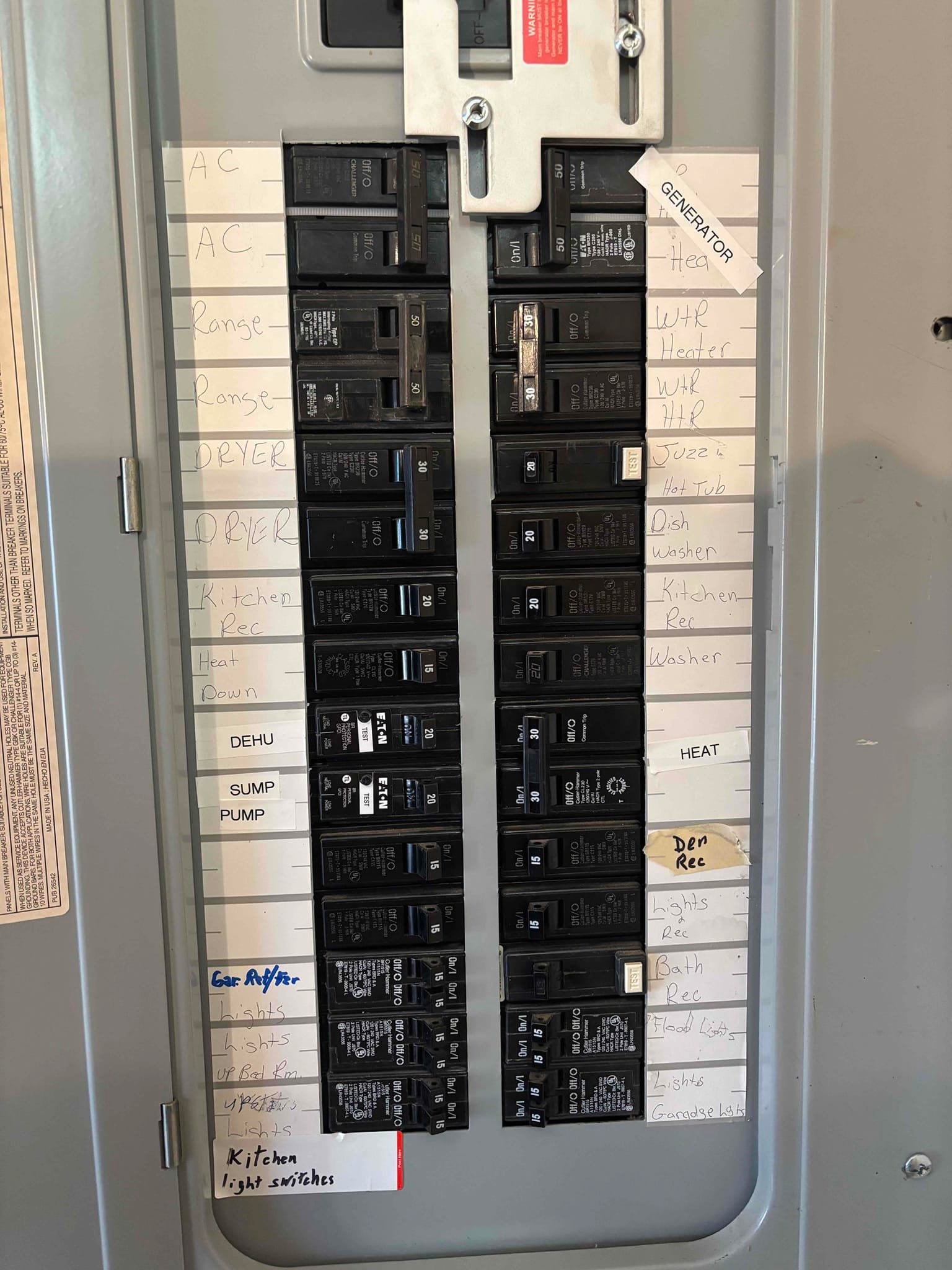 Manual Transfer Switch, Interlock & Inlet in Matthews, NC completed by Touchstone Electric