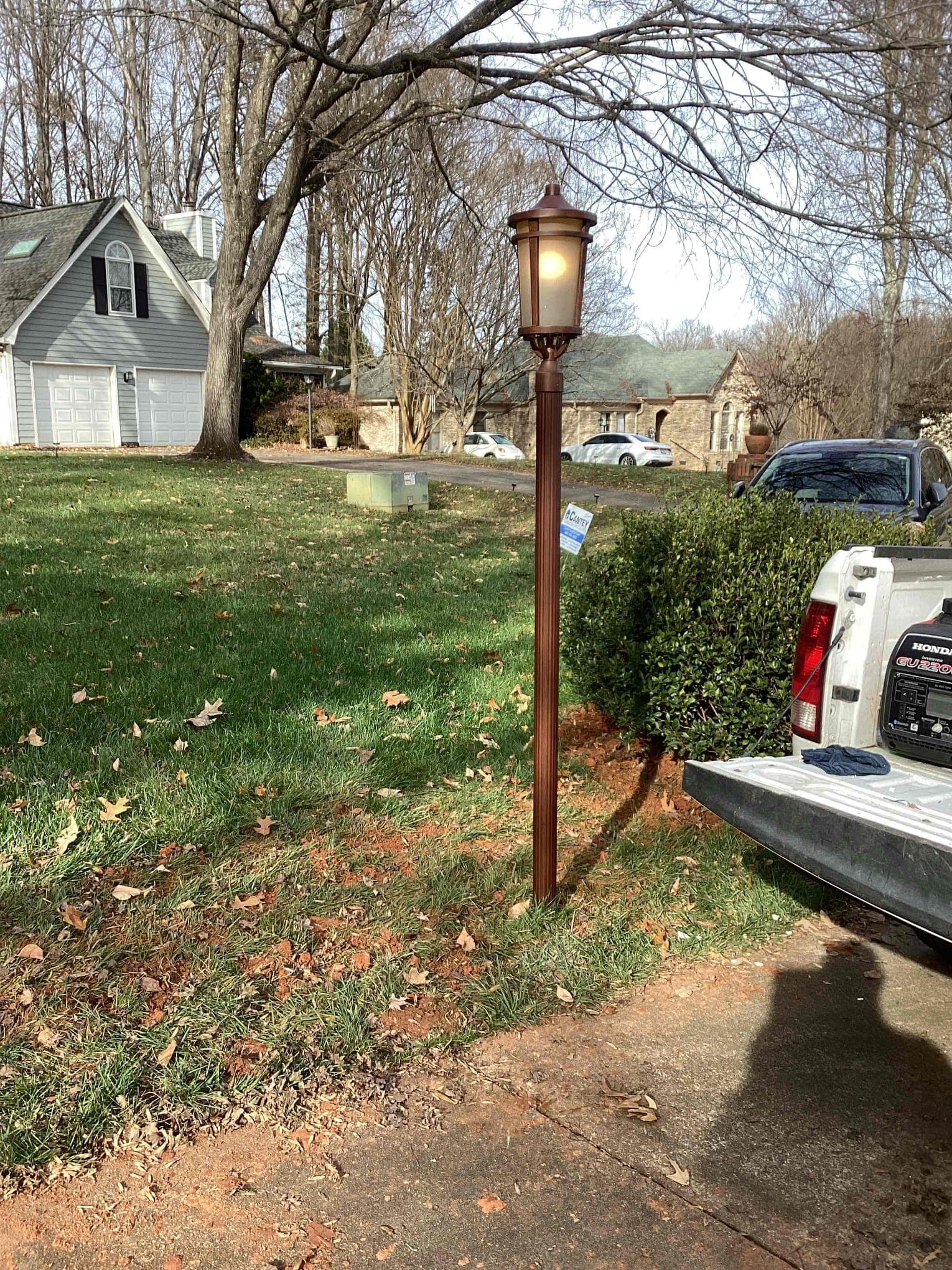 Outdoor Outlet Trenching & UF Cable Installation in Charlotte, NC