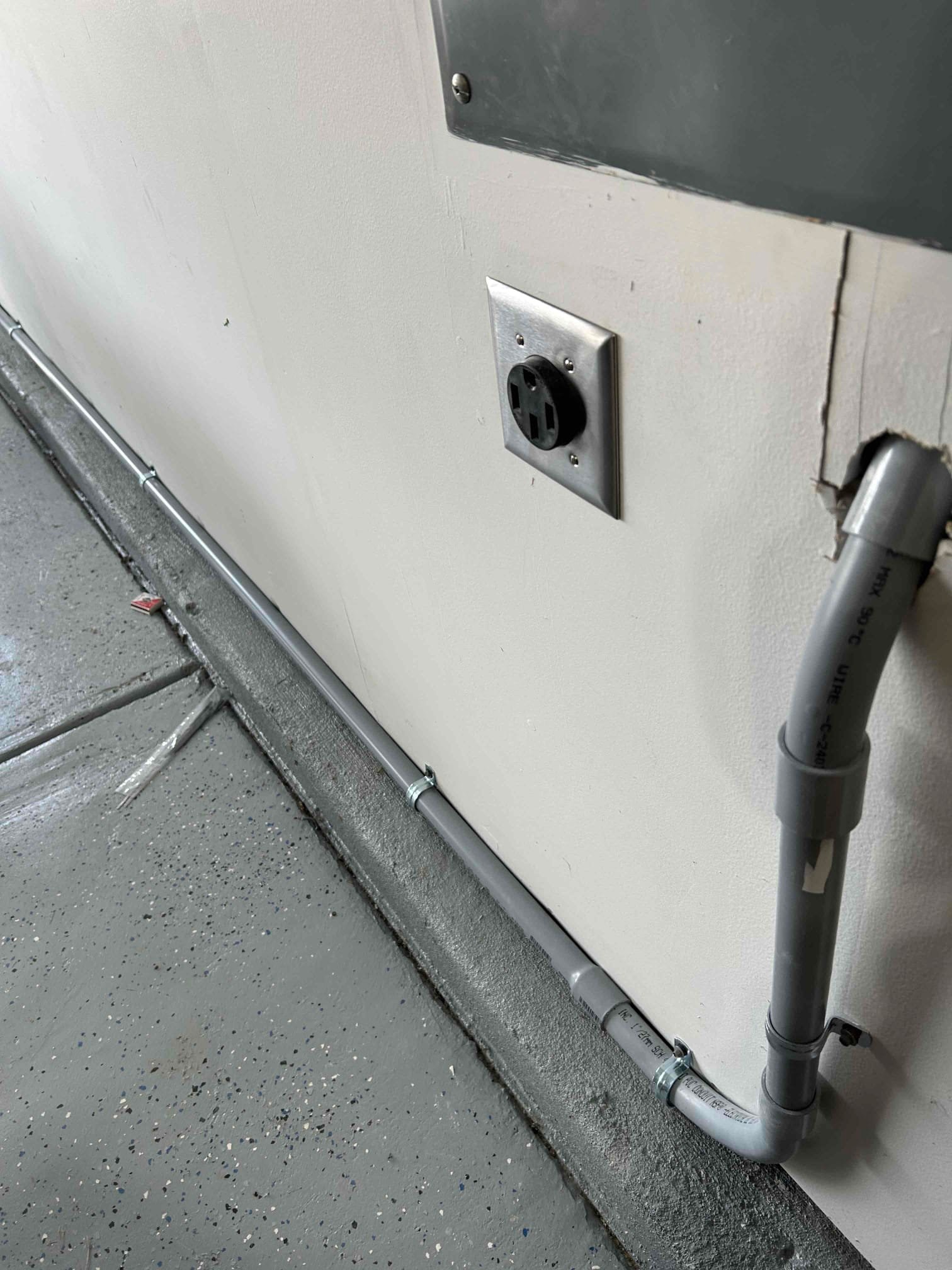 Level 2 EV Charger Installation in Concord, NC | 50A Circuit completed by Touchstone Electric