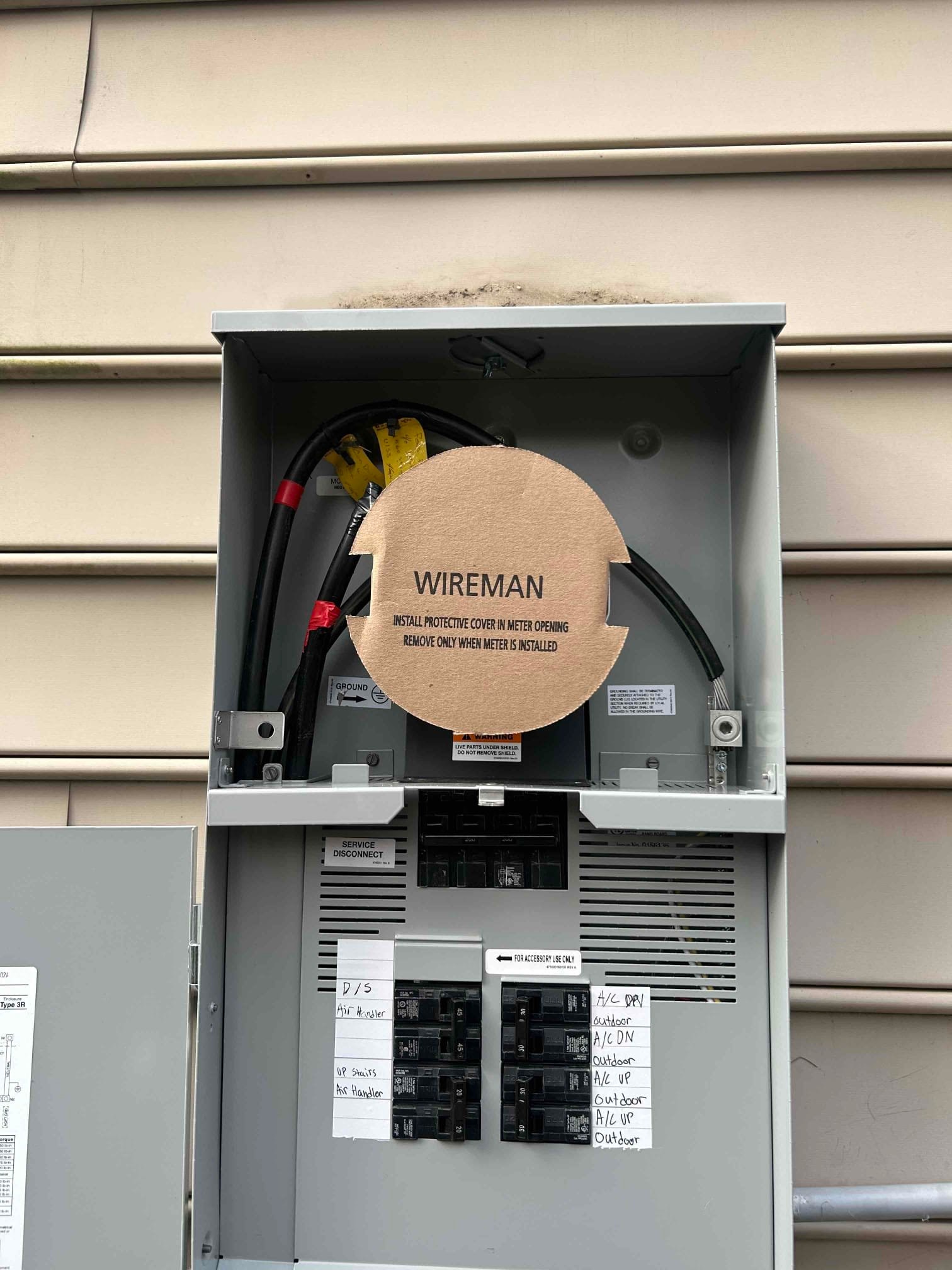 200A Meter/Panel Upgrade & Surge Protection in Fort Mill, SC completed by Touchstone Electric
