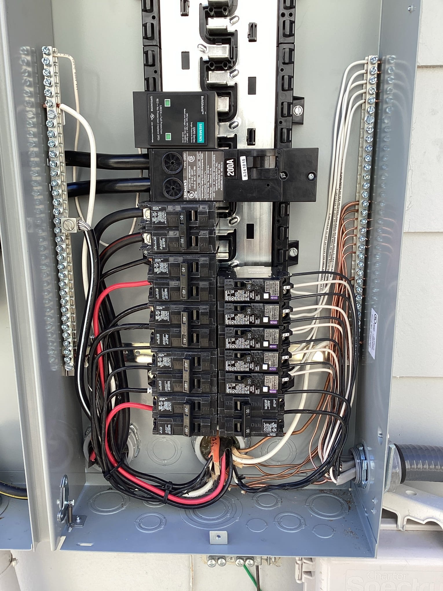 Raleigh Meter & Panel Replacement with Whole-Home Surge Protection completed by Touchstone Electric
