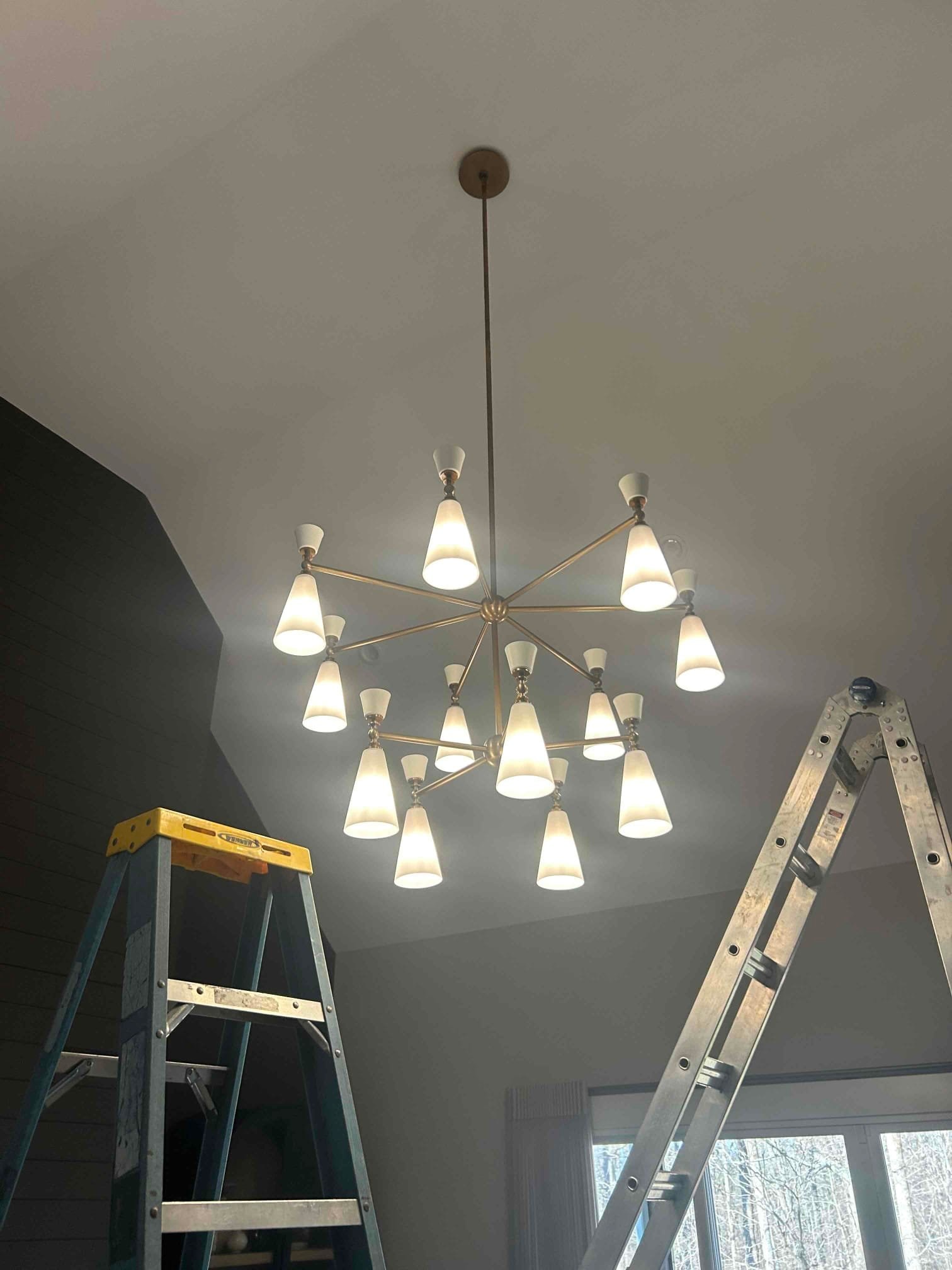 Chandelier Installation & Lighting Services in Greer, SC completed by Touchstone Electric