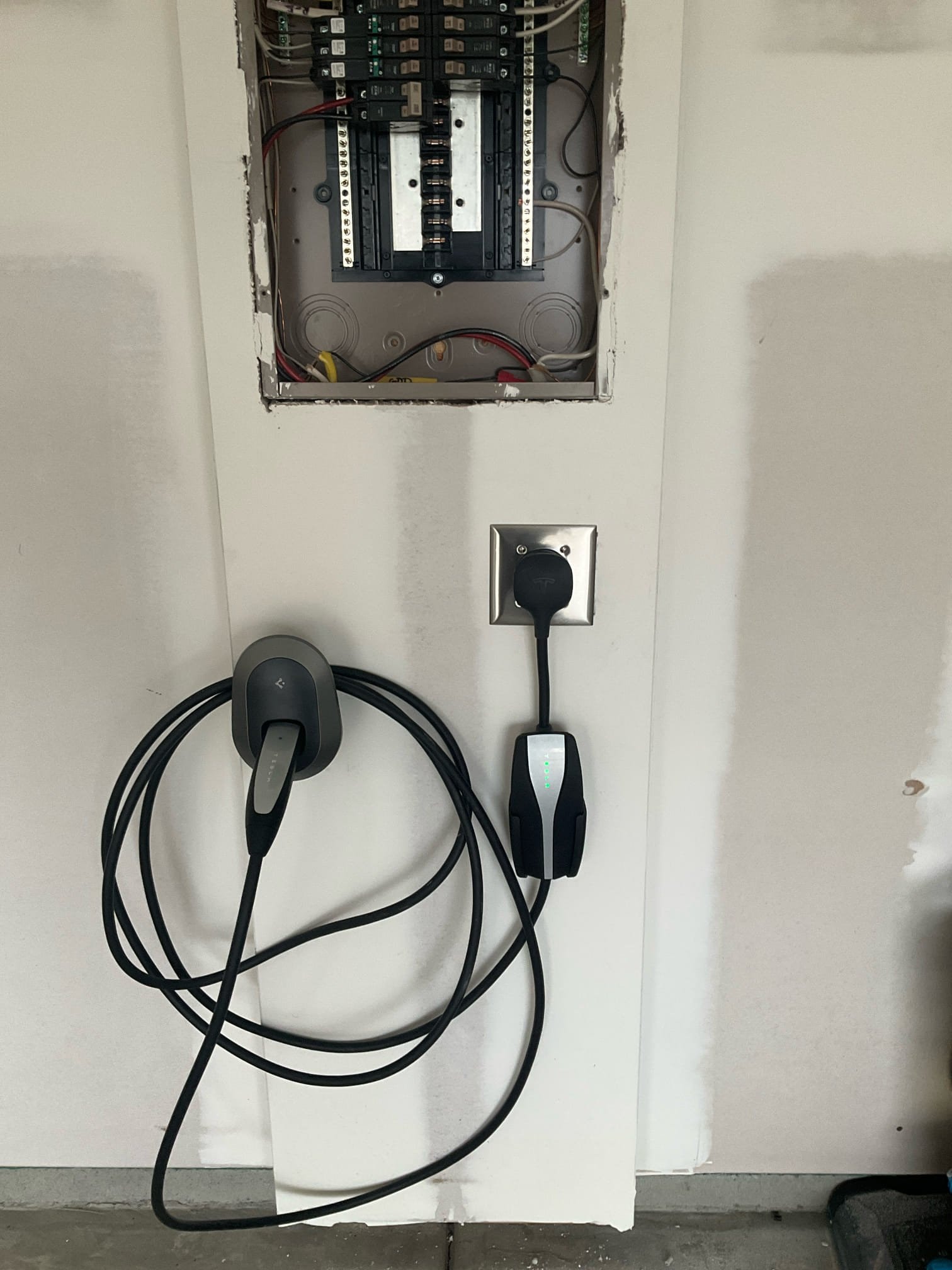 Level 2 EV Charger Installation + Duke Energy Rebate in Charlotte completed by Touchstone Electric