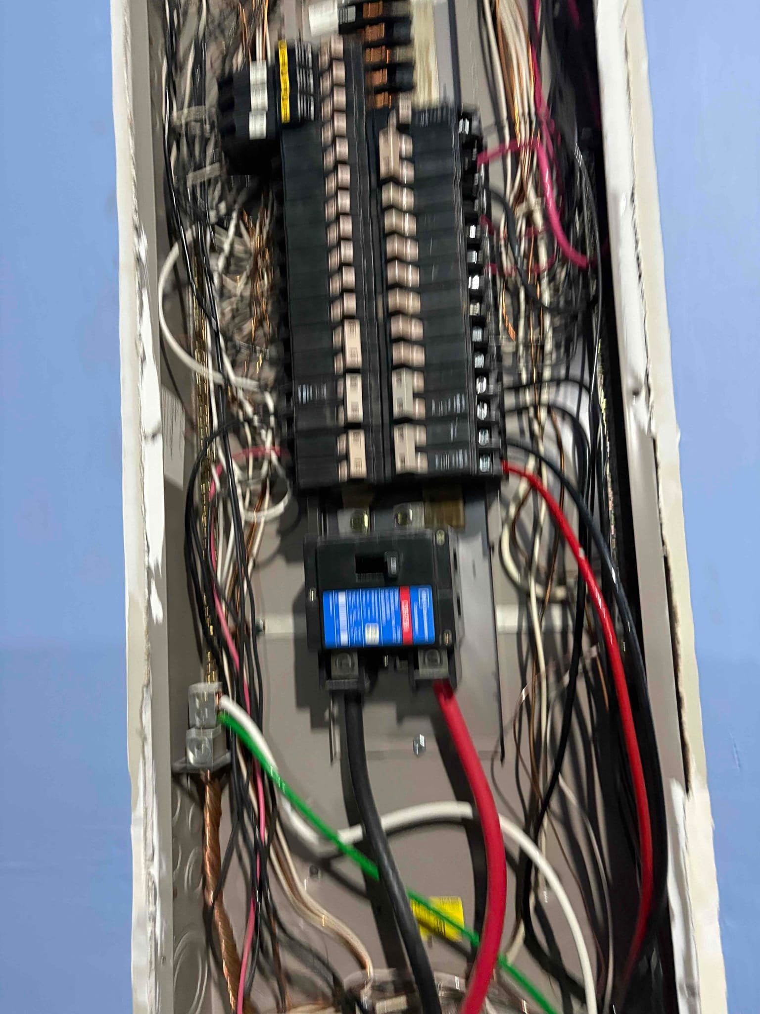 Level 2 EV Charger Installation with 50A Circuit in Huntersville completed by Touchstone Electric