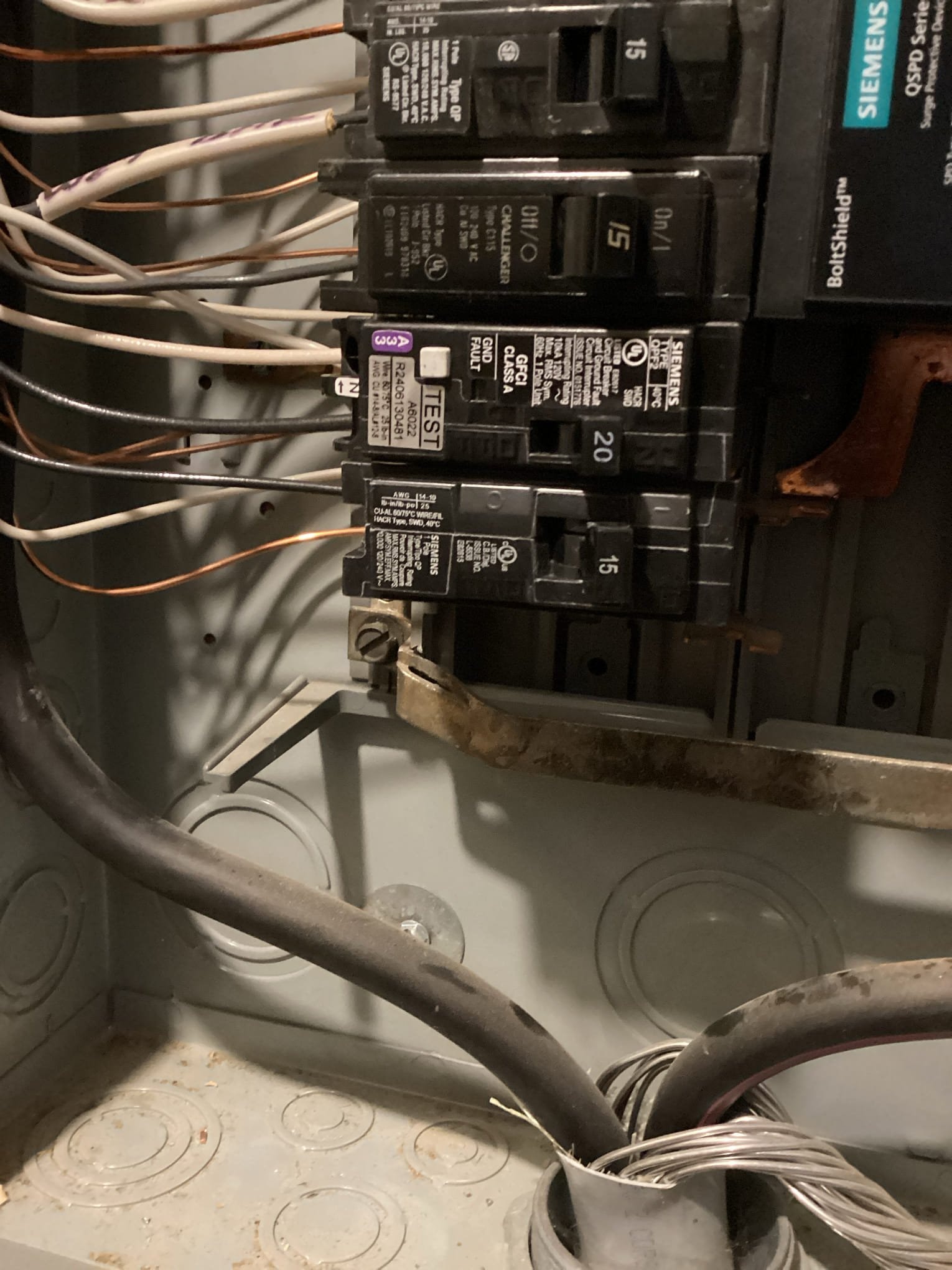 Whole-House Surge Protection & Outlet Install in Raleigh completed by Touchstone Electric