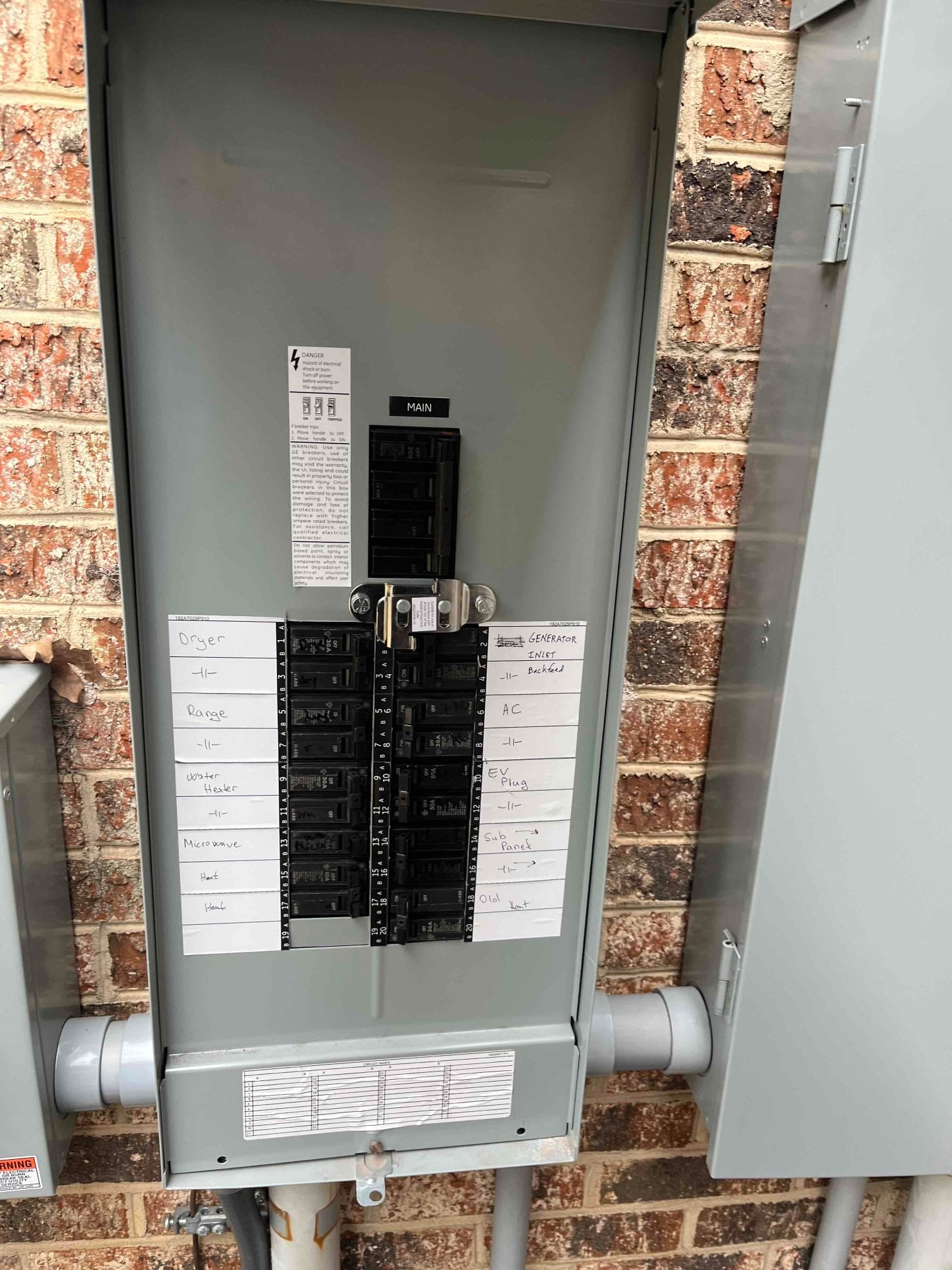 Generator Interlock & Manual Transfer Switch Installation in Charlotte completed by Touchstone Electric