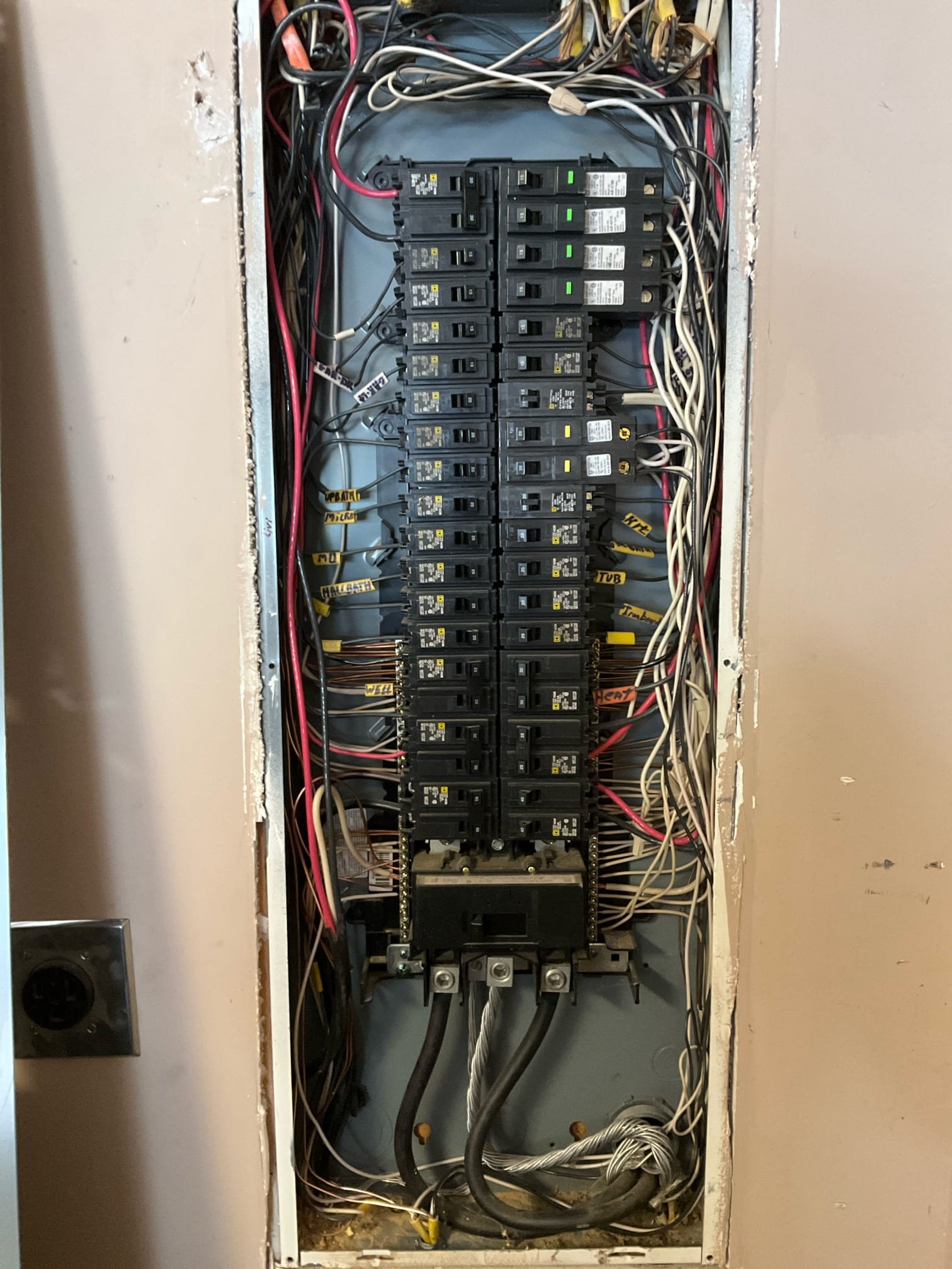 Electrical Panel GFCI Breakers & New Circuits | Waxhaw, NC completed by Touchstone Electric
