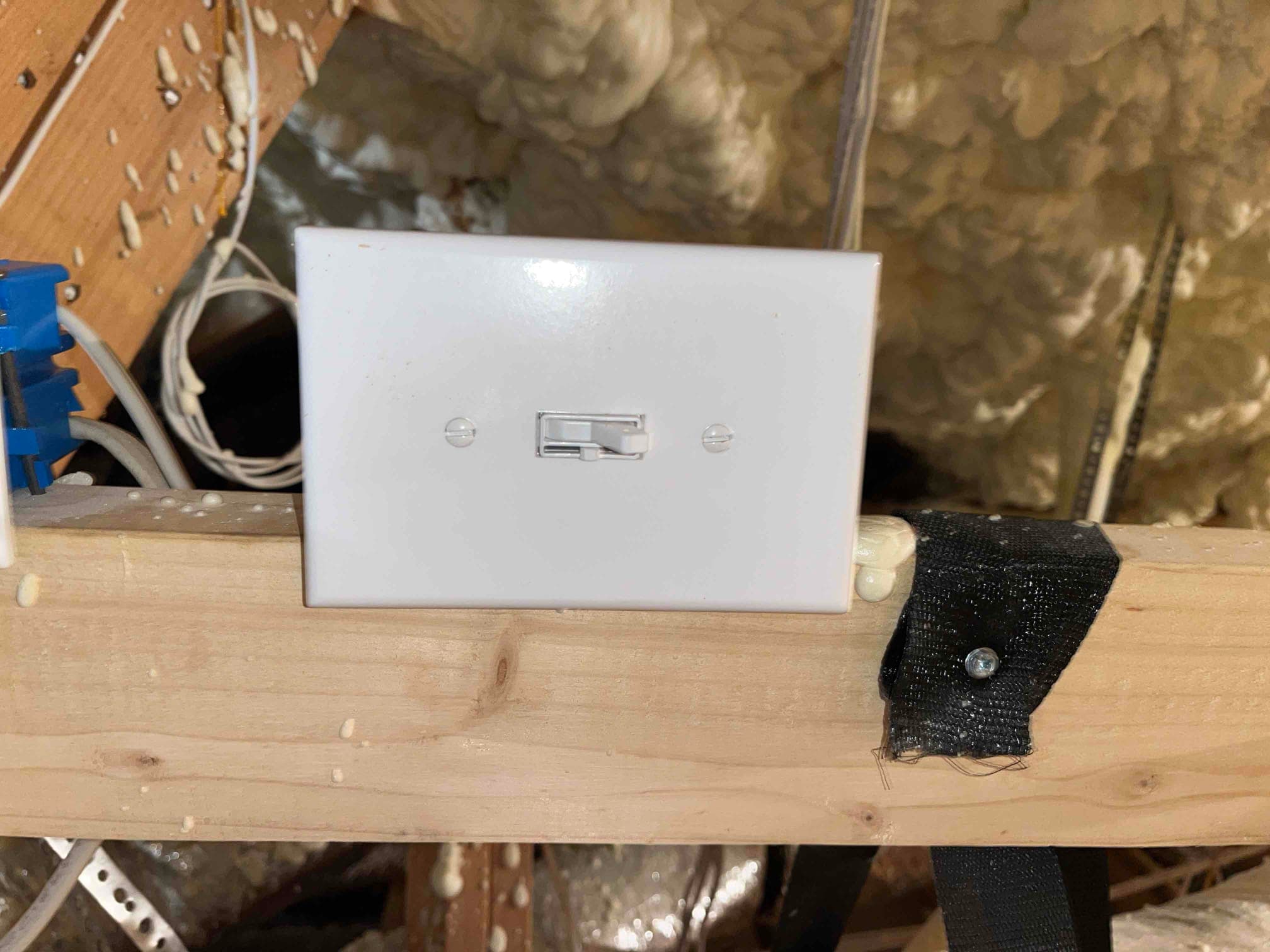 Smart Dimmer Switch Installation in Stallings, NC Attic