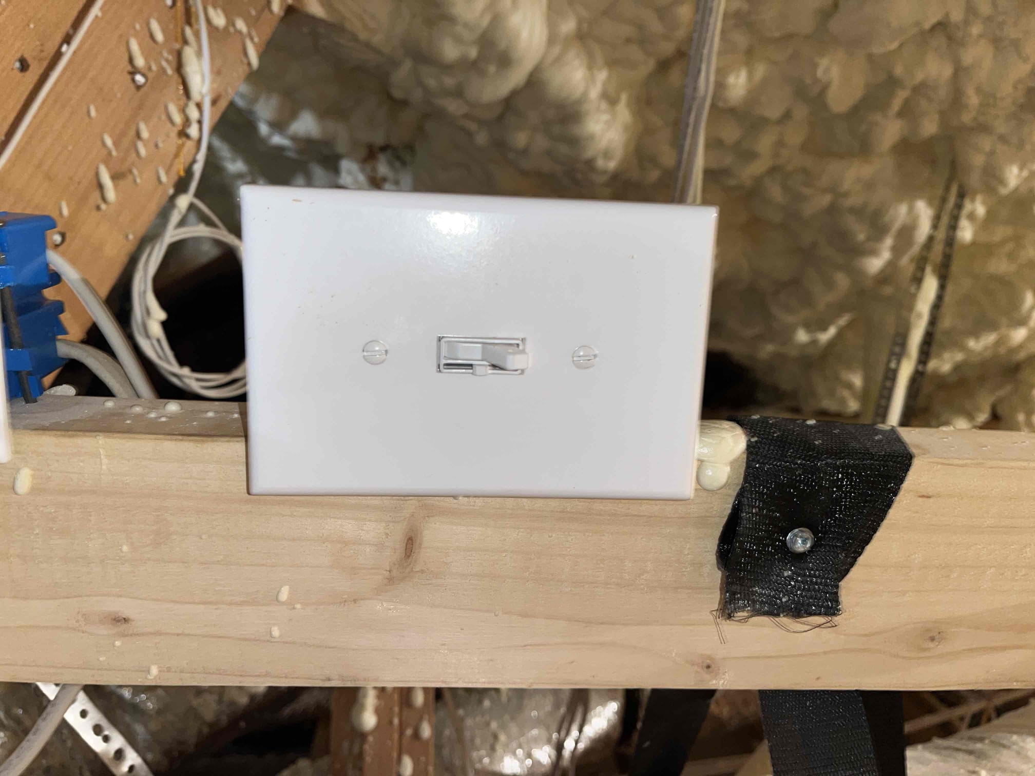 Smart Dimmer Switch Installation in Stallings, NC Attic completed by Touchstone Electric