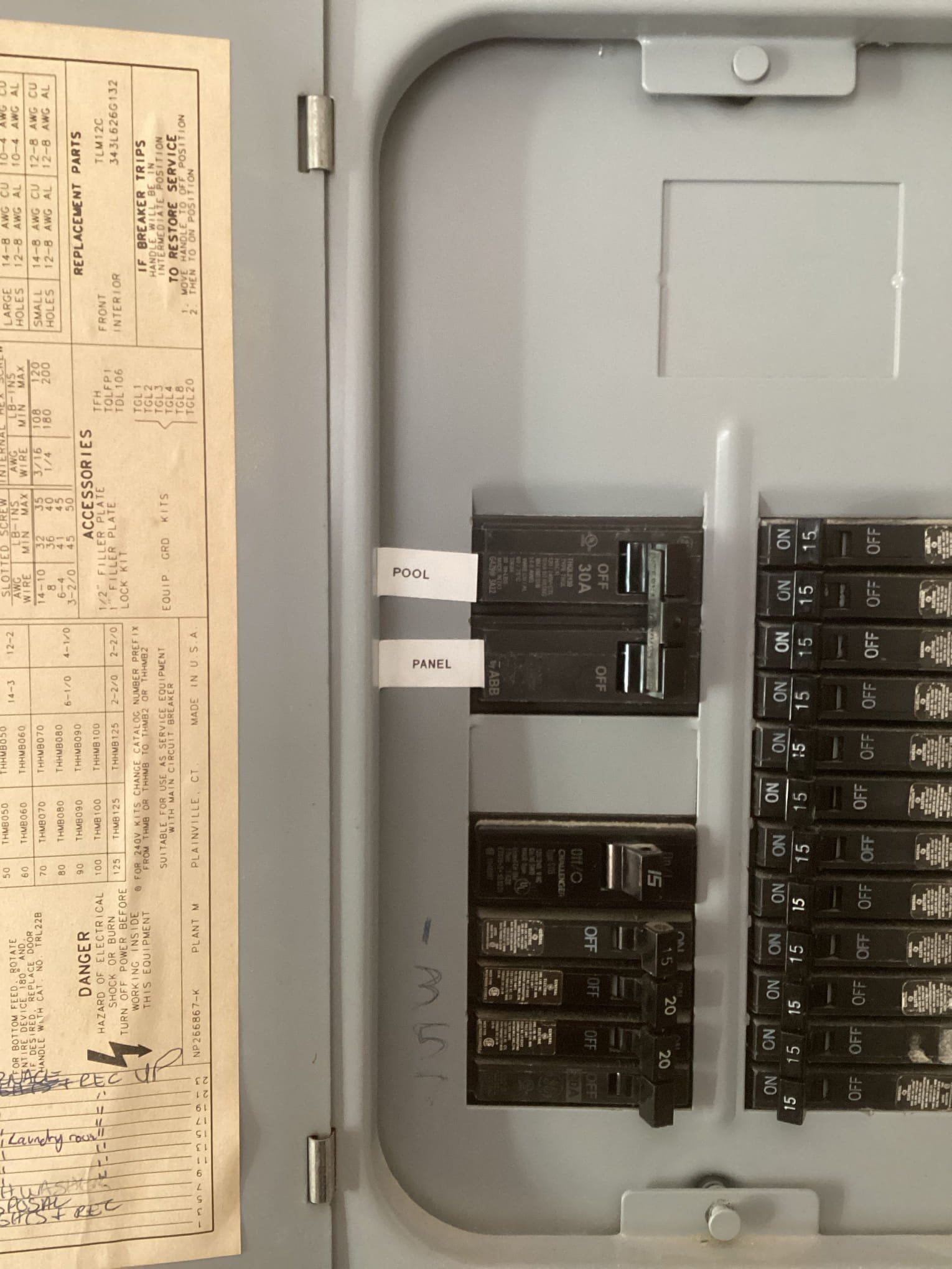 Pool Electrical Panel, Equipment & Lighting in Charlotte, NC completed by Touchstone Electric