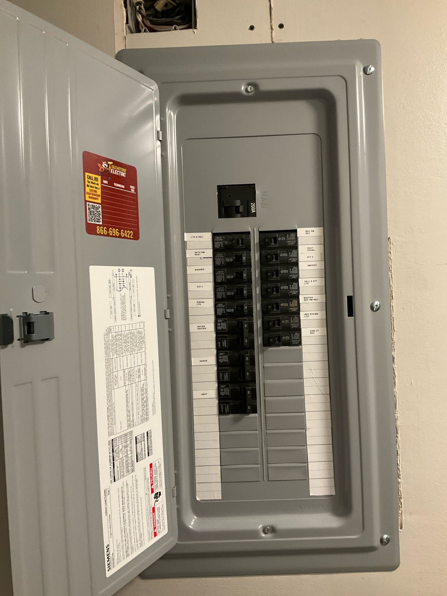 200A Meter/Panel Upgrade & Subpanel Install in Monroe, NC