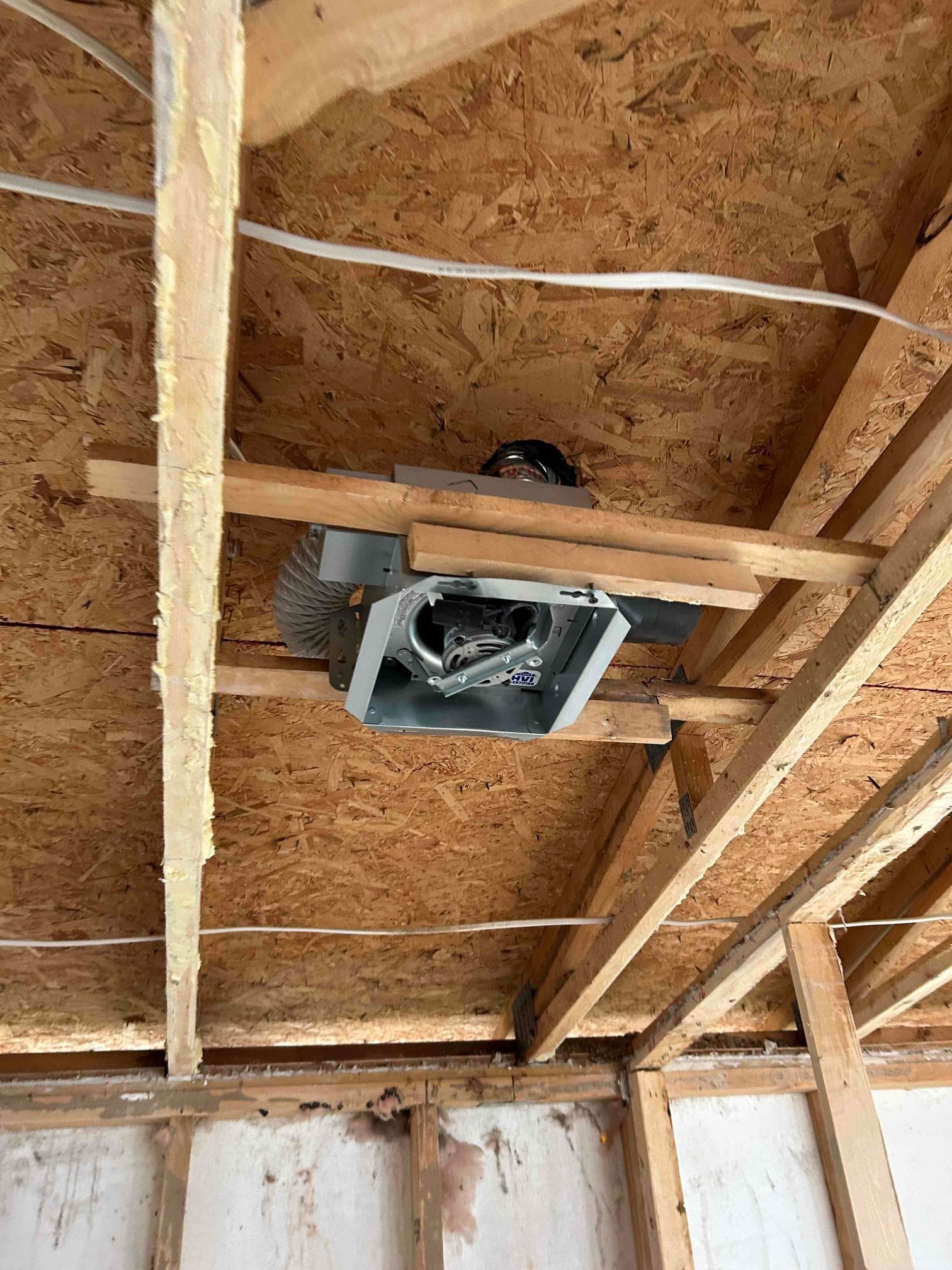 Bathroom Exhaust Fan Installation & Circuit Repair in Greer completed by Touchstone Electric