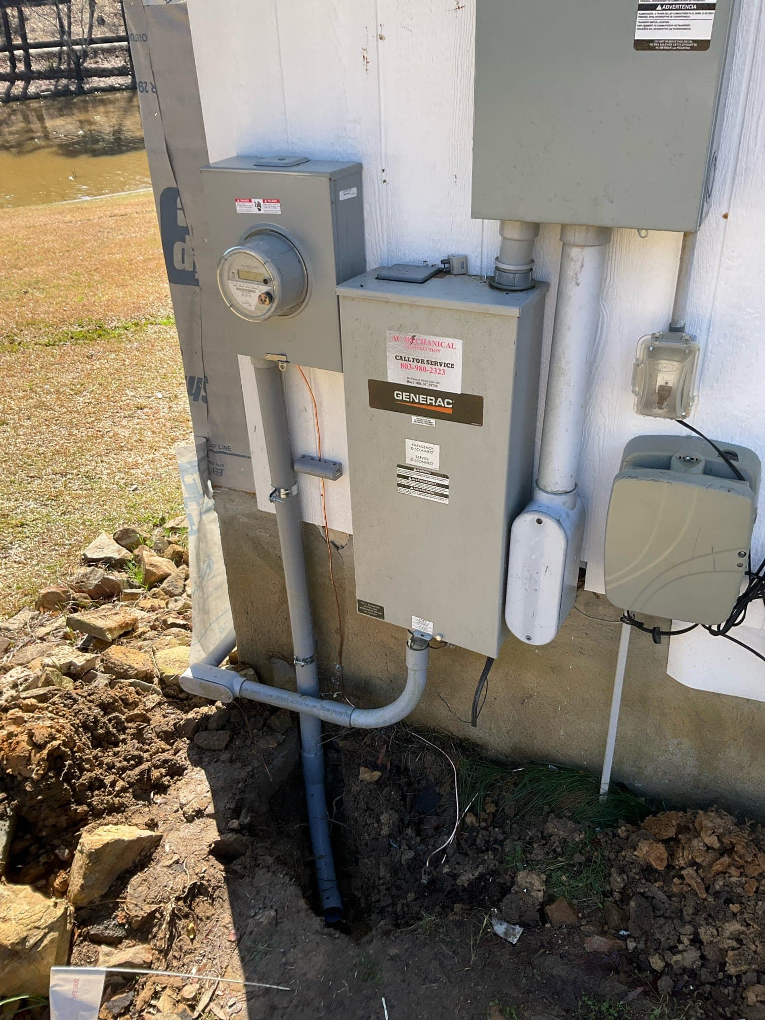 200A Meter Base & Underground Service Upgrade in Camden, SC