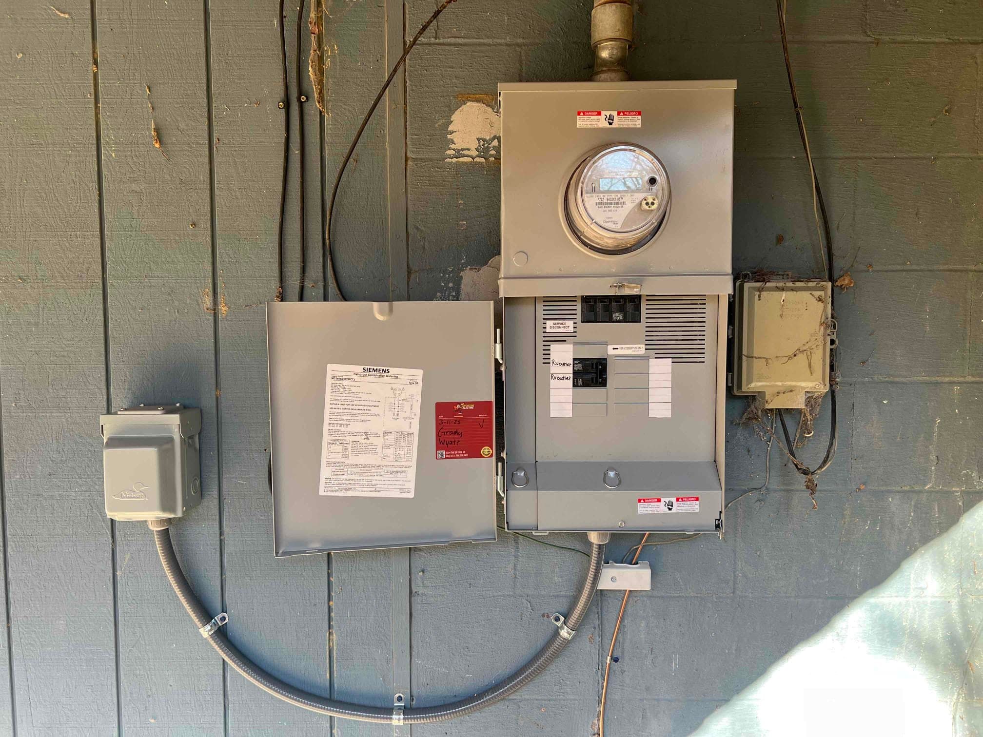 50-Amp RV Outlet Installation in Fairview, NC for Camper Hookups