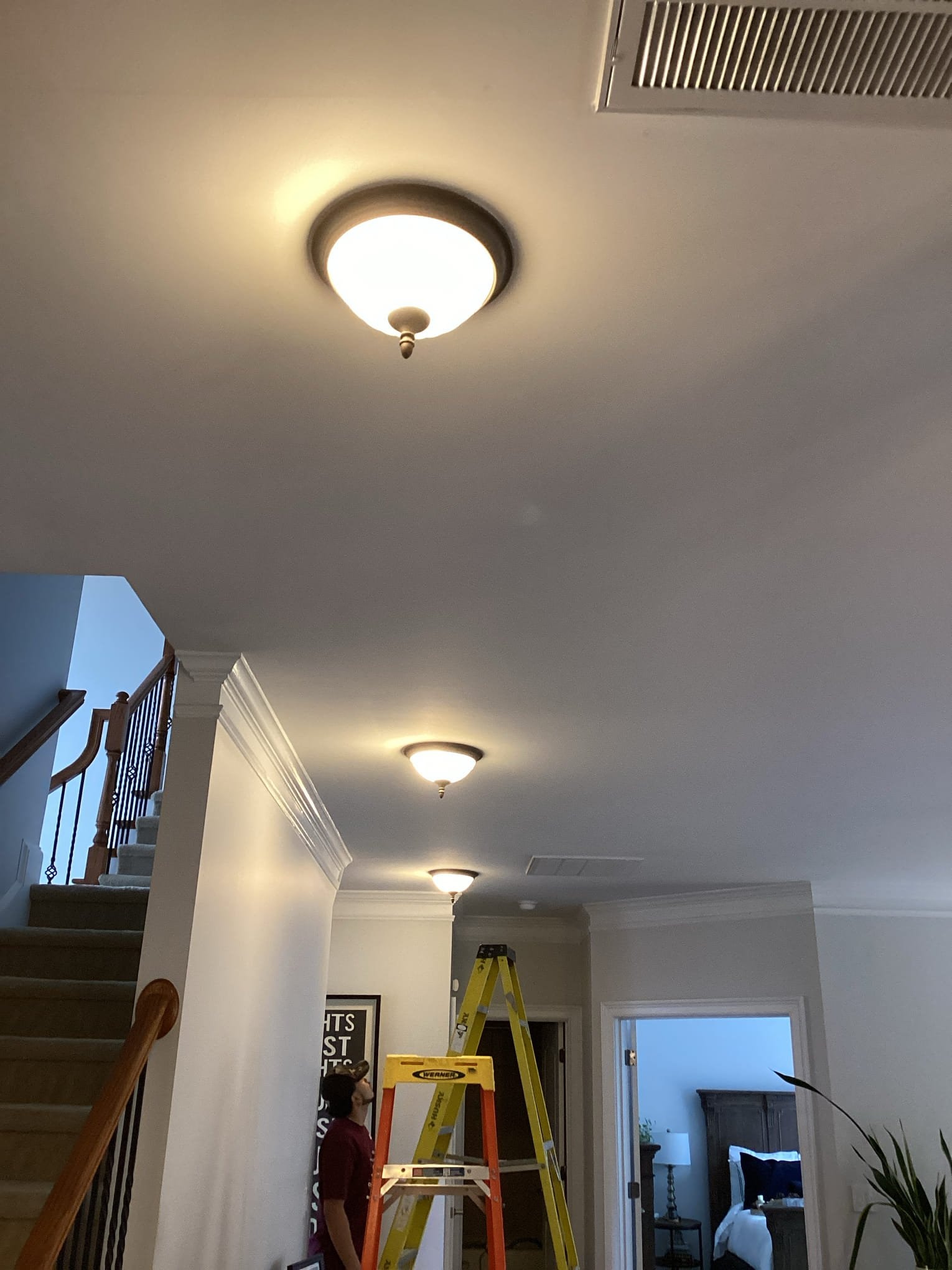 10 LED Wafer Recessed Lights Installed in Cary, NC Home completed by Touchstone Electric