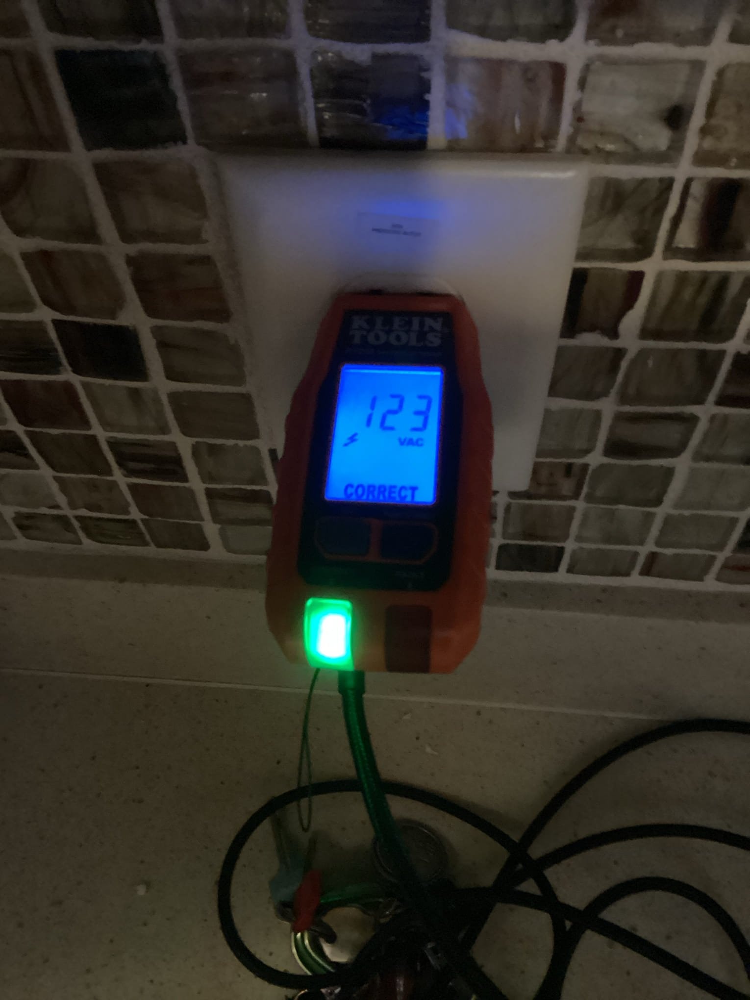 Kitchen Circuit Repair & GFCI Outlet Install in Raleigh, NC completed by Touchstone Electric
