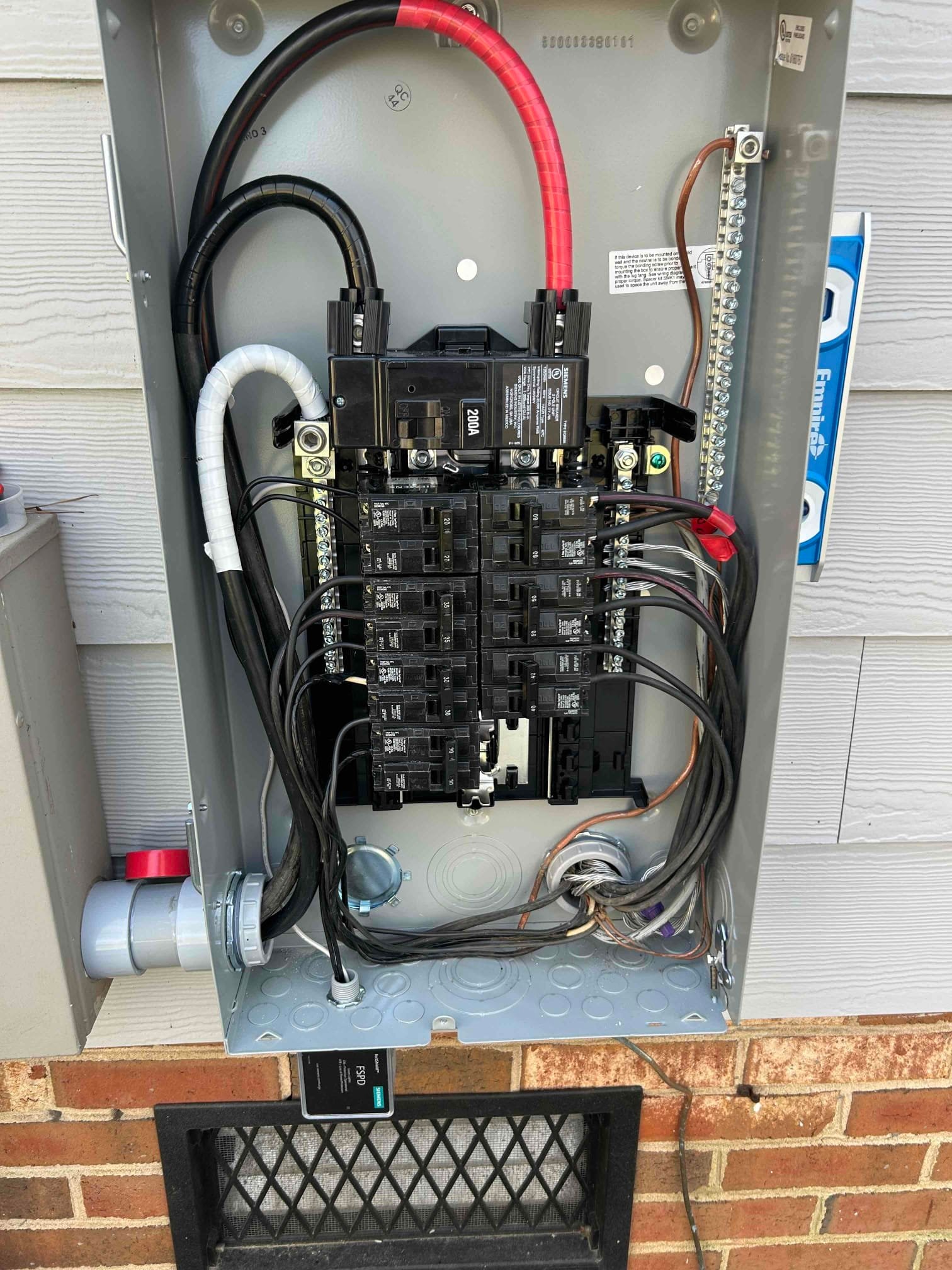 200A Electrical Panel Upgrade & Subpanel Tune-Up in Matthews, NC completed by Touchstone Electric