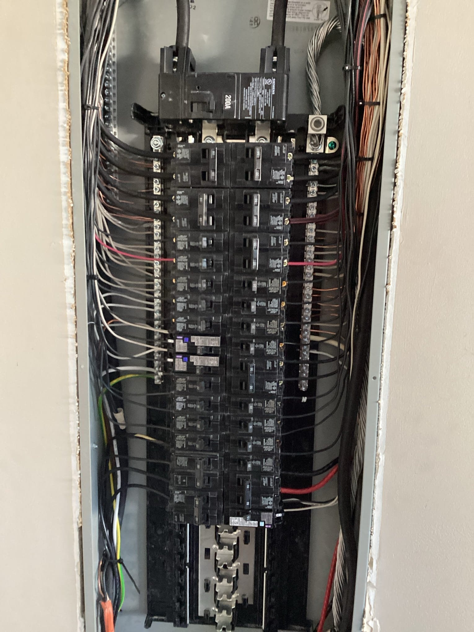200A Electrical Panel Upgrade & EV Charger in Hope Mills completed by Touchstone Electric