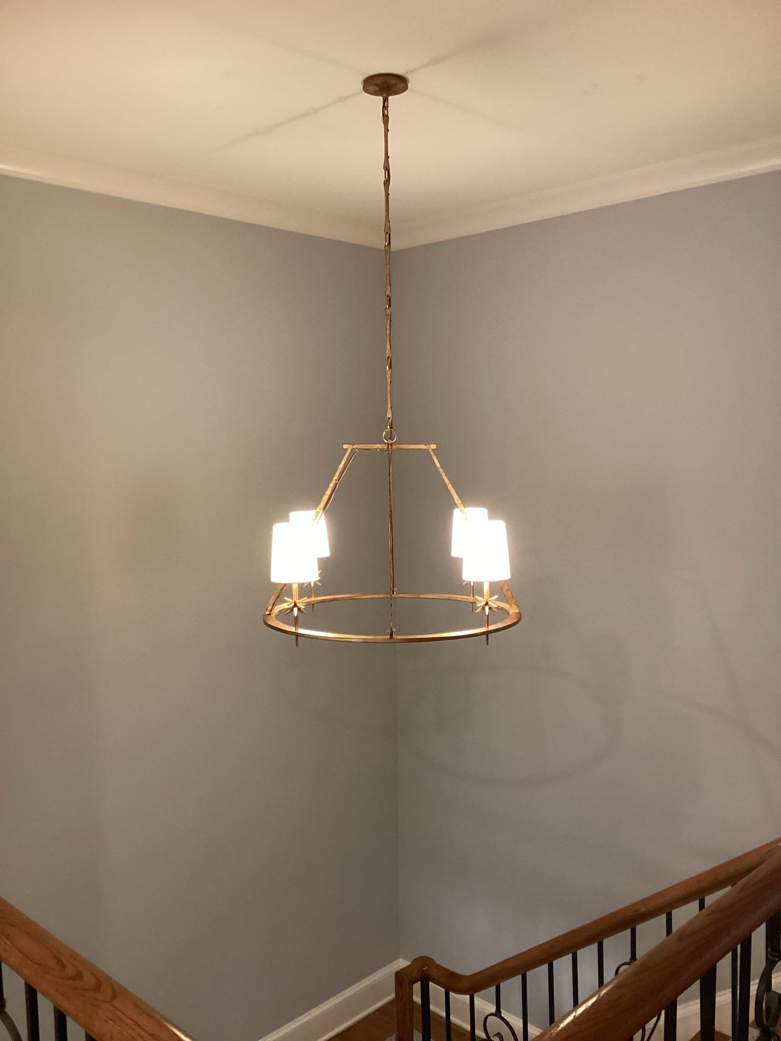 Expert Staircase Light Fixture Installation in Charlotte, NC completed by Touchstone Electric